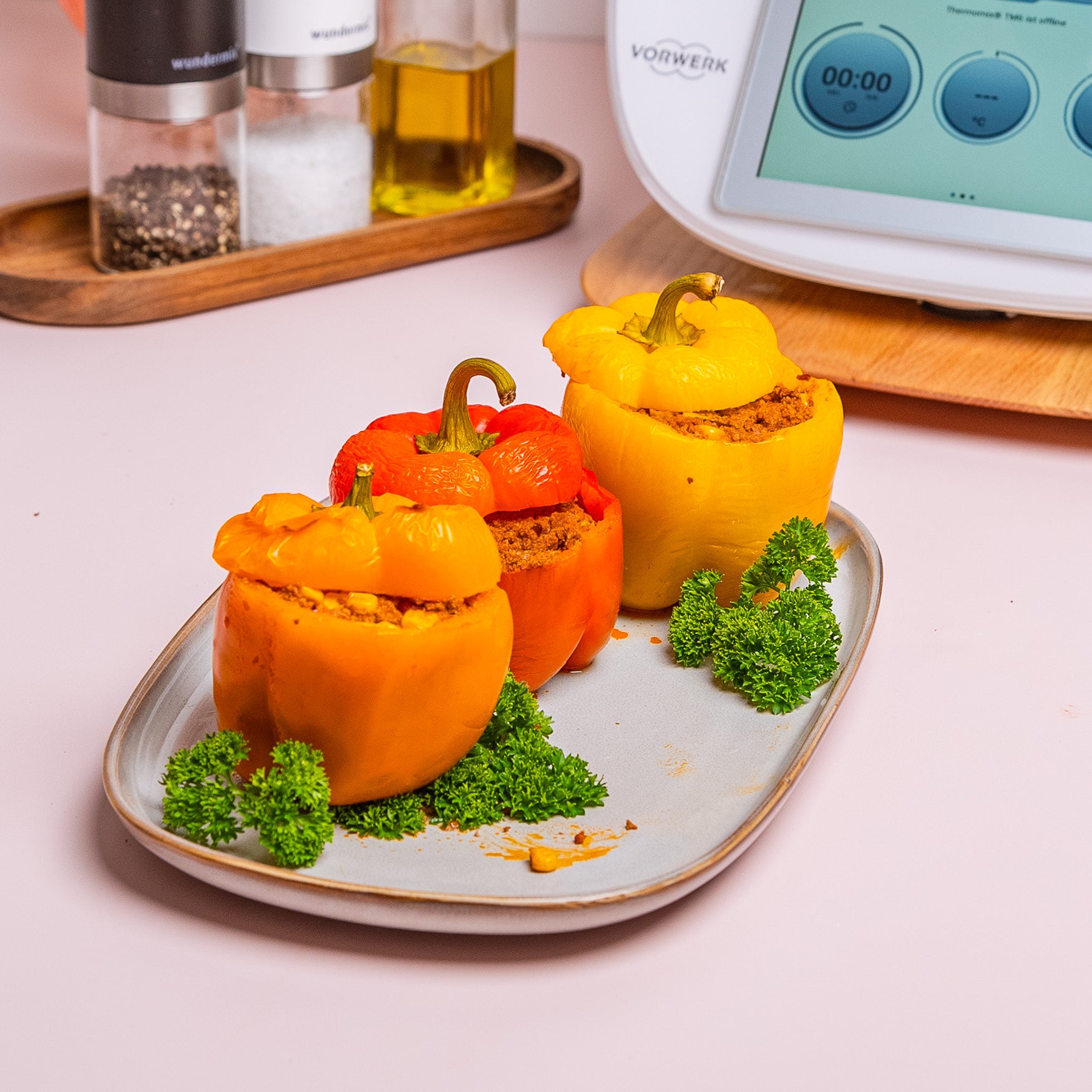 Gefüllte Paprika mit dem Thermomix