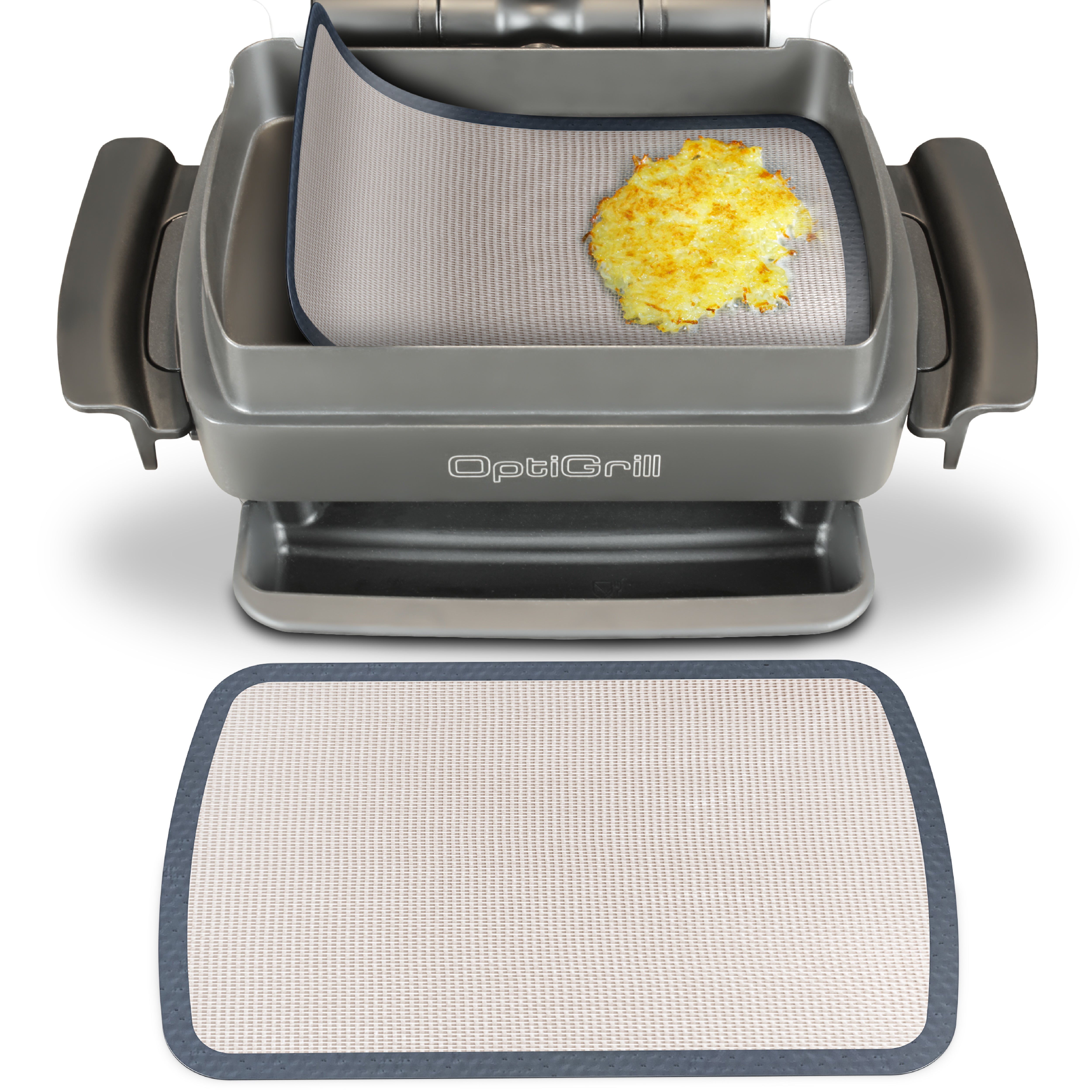 ZauberFry - Alfombrillas de silicona para hornear compatibles con Tefal OptiGrill