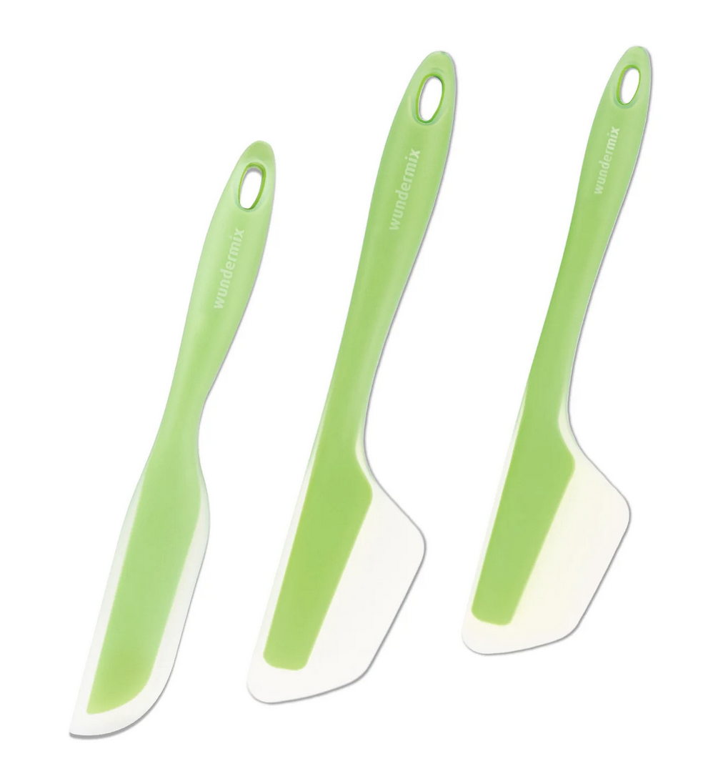 Set de spatules Vert | FlexiSpatel grande + petite &amp; spatule miracle