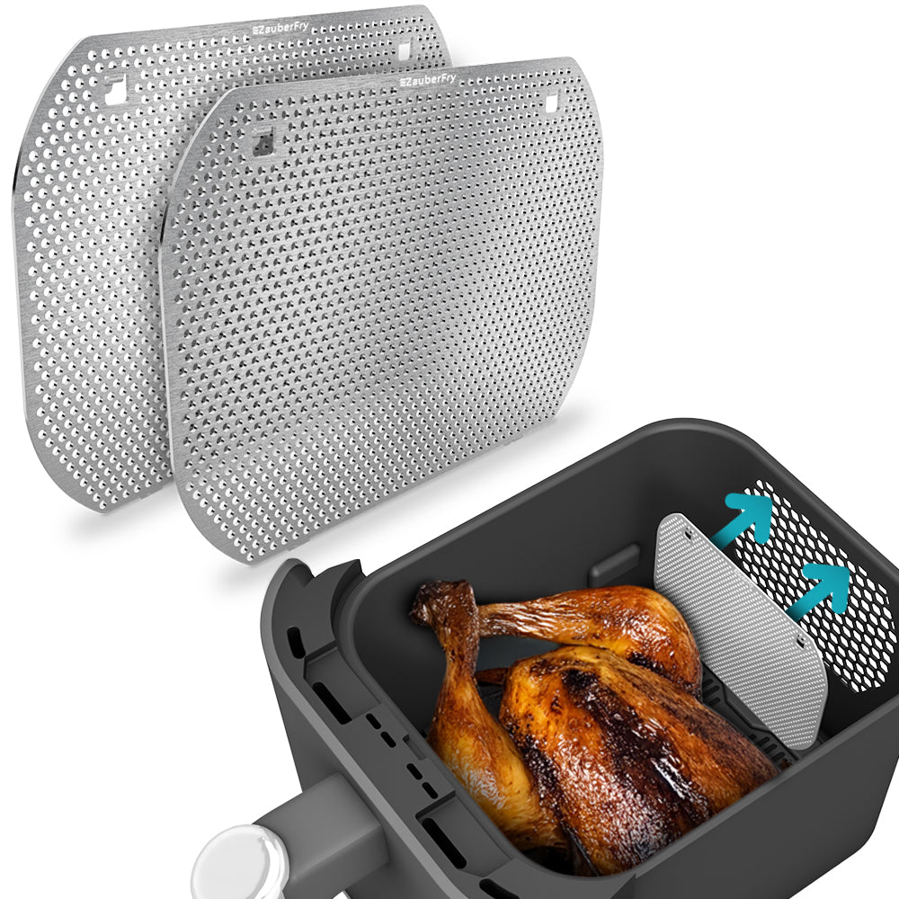 ZauberFry® Splash guard set of 2 | compatible with Ninja Double Stack SL400EU hot air fryer