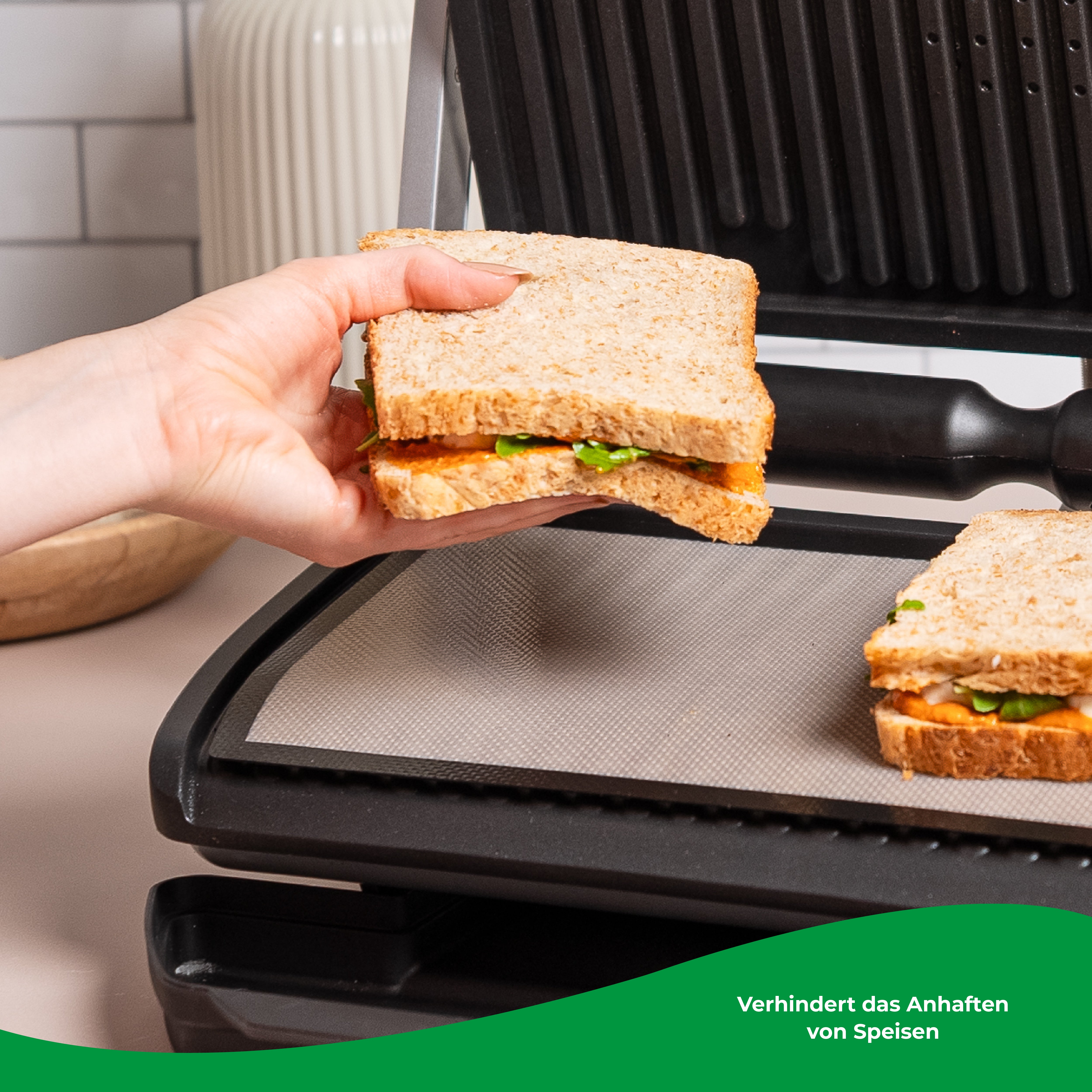 ZauberFry - Silicone baking mats compatible with Tefal OptiGrill