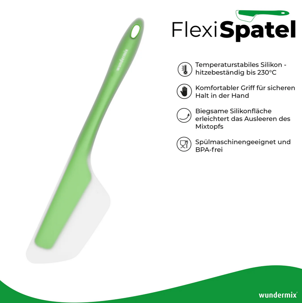 Spatula set green | FlexiSpatel large + small & WunderSpatel