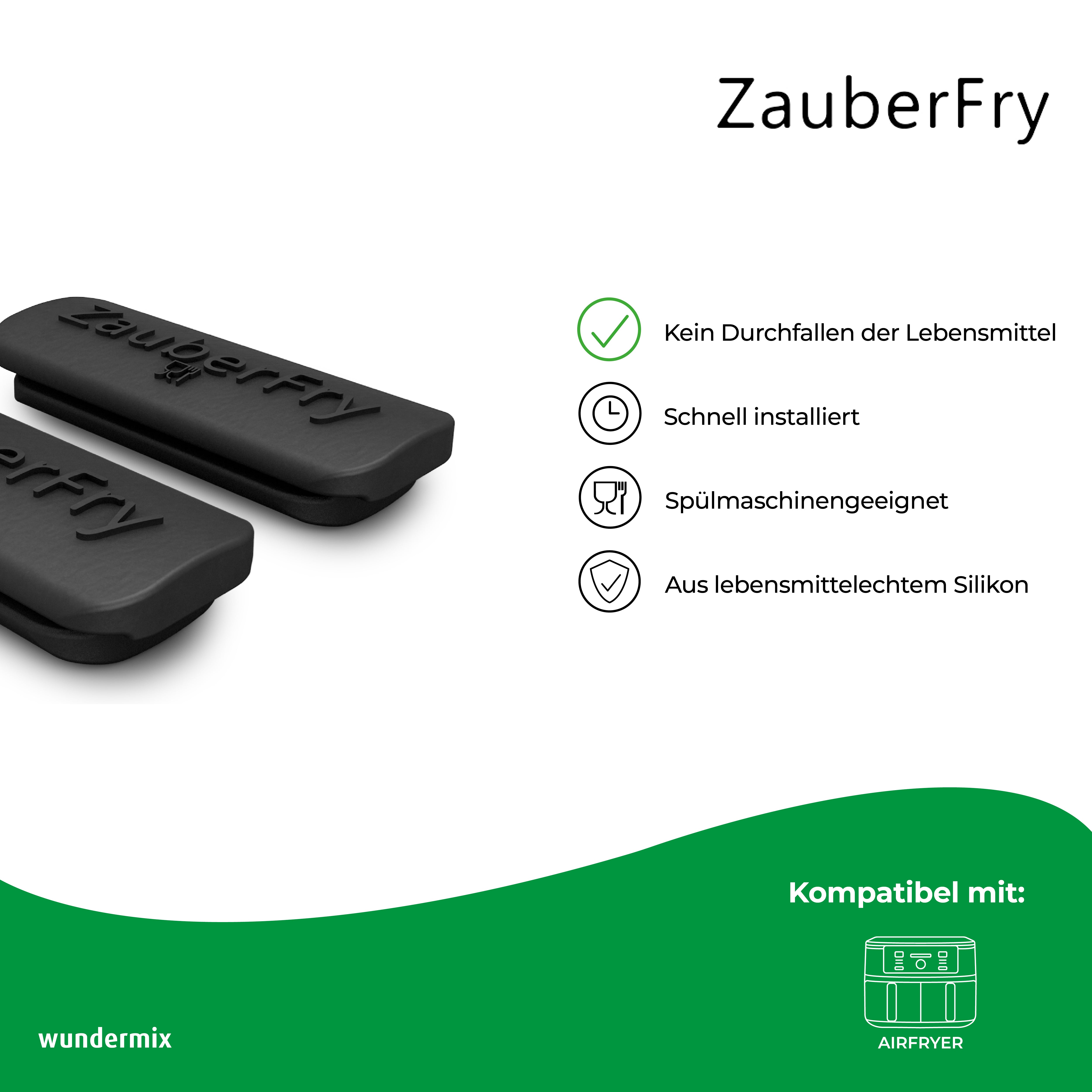 ZauberFry - Enchufe de rejilla compatible con Ninja Airfryer (juego de 2)