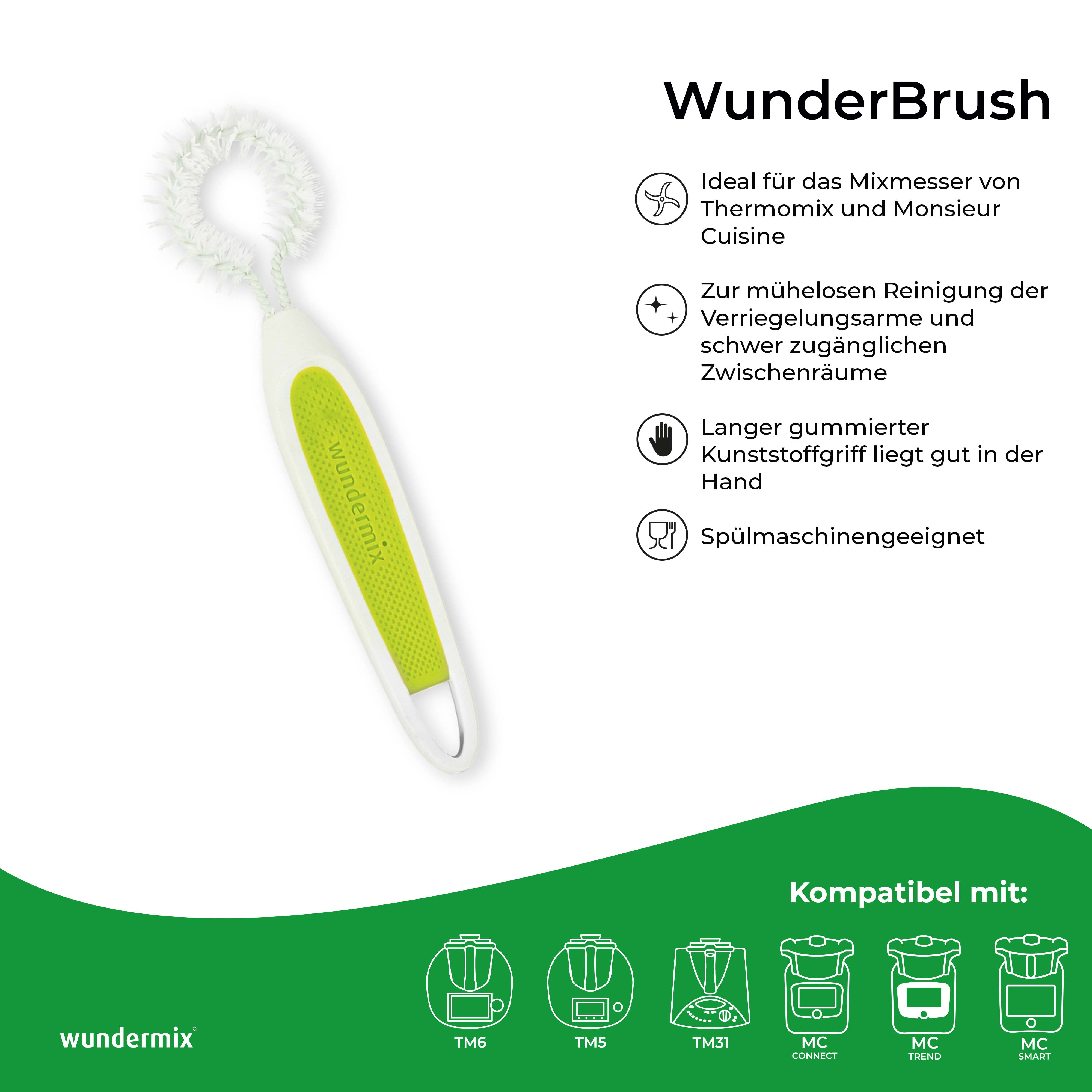 WunderBrush® Omega | Cepillo de limpieza para Thermomix-carcasa