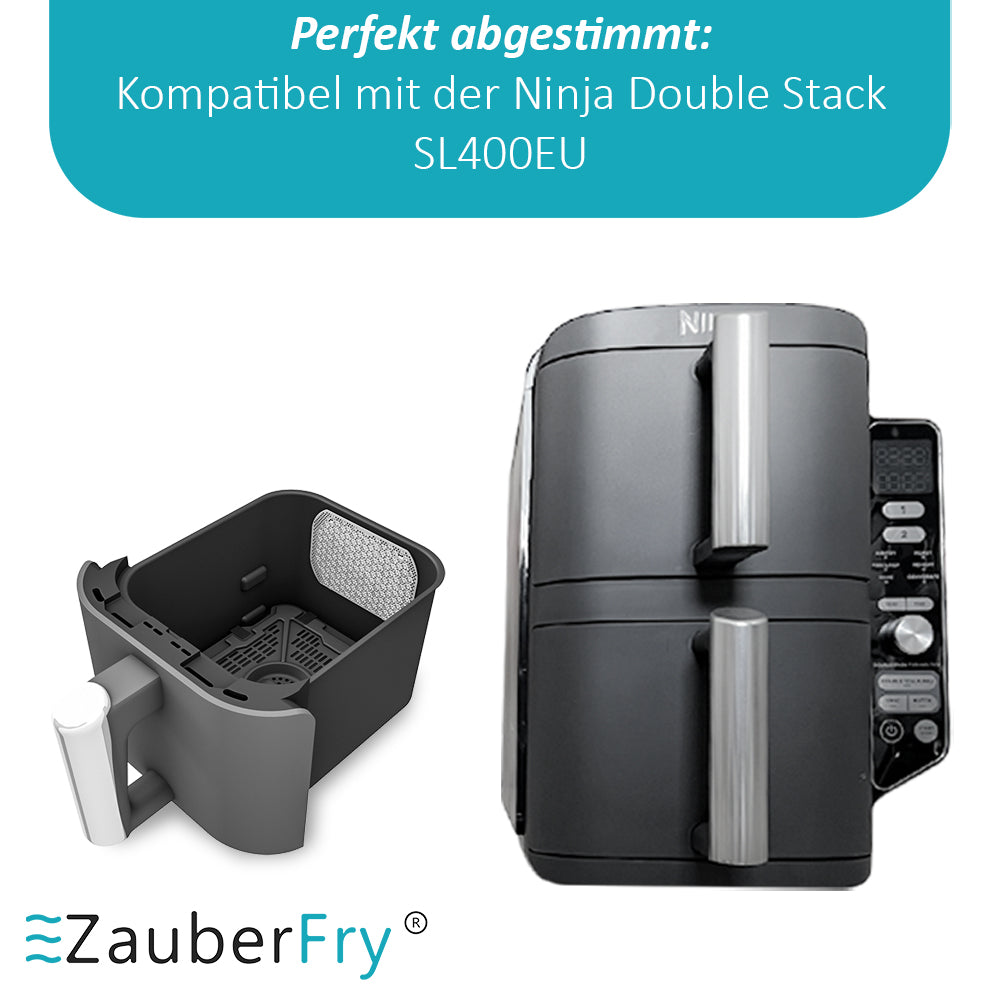 ZauberFry® Set di 2 paraspruzzi compatibili con la friggitrice ad aria calda Ninja Double Stack SL400EU