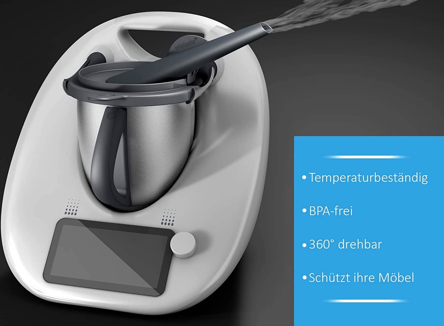 mixtaste® | Dampfumleiter-Kamin für Thermomix TM6, TM5 - Wundermix GmbH