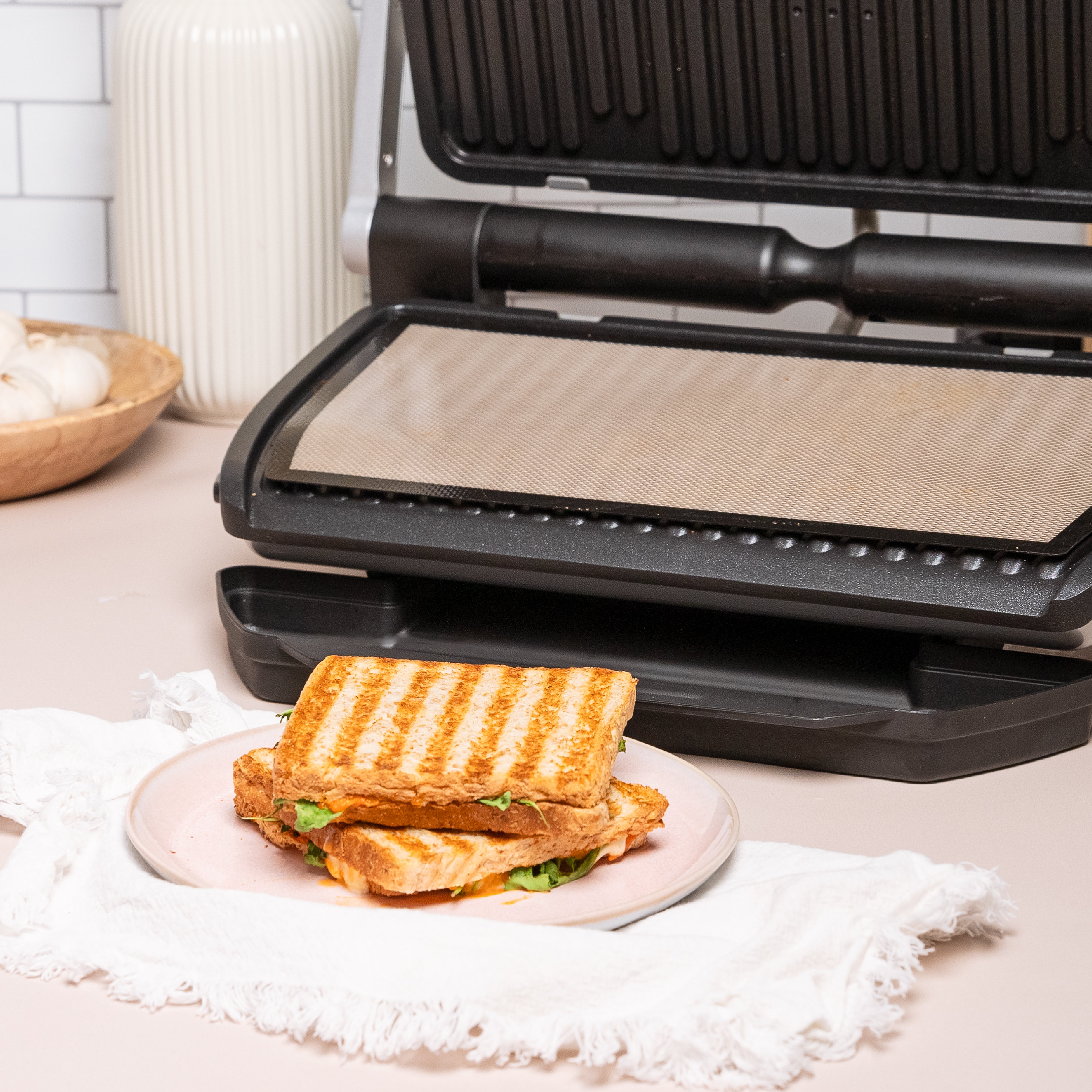 ZauberFry - Silicone baking mats compatible with Tefal OptiGrill XL