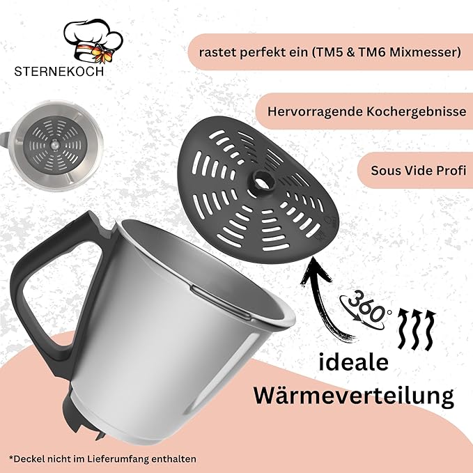 STERNEKOCH blade cover for Thermomix TM6, TM5, TM31