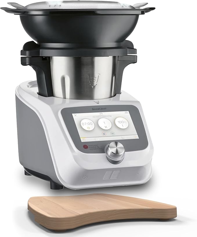 CUISINIER ÉTOILÉ Slider en bois de hêtre pour Monsieur Cuisine Smart, Tendance, Connect