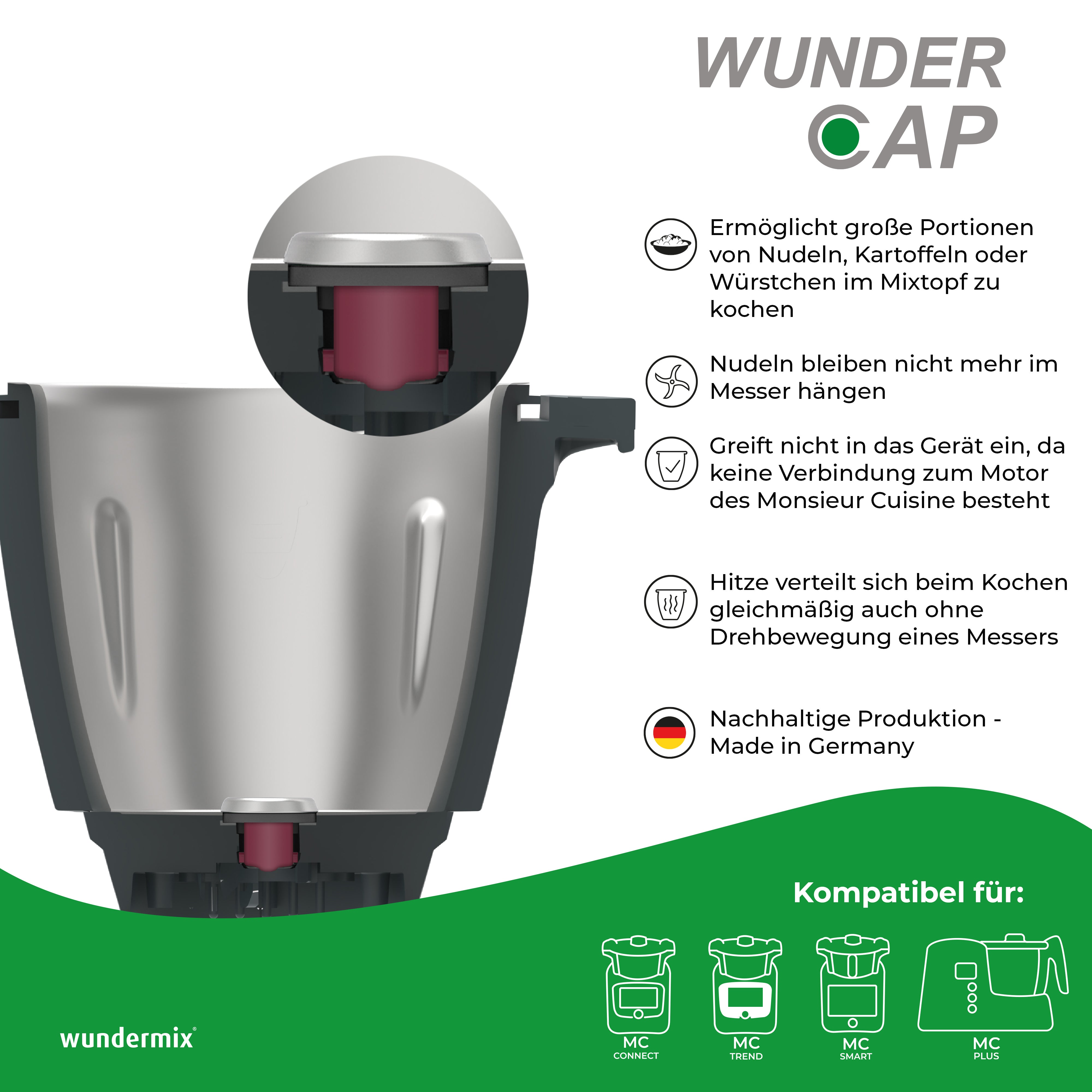 [B-Goods] WunderCap® per Monsieur Cuisine Connect, Trend, Smart e Edition Plus