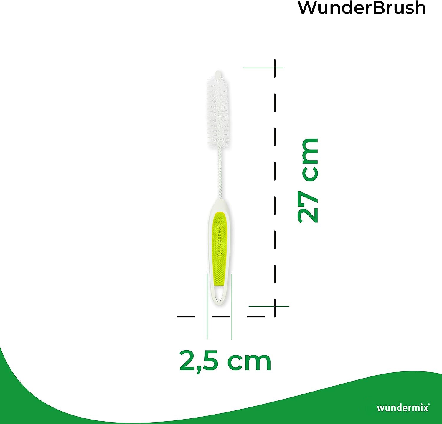 WunderBrush® | Cleaning brush for mixing bowl knife | Mixing knife