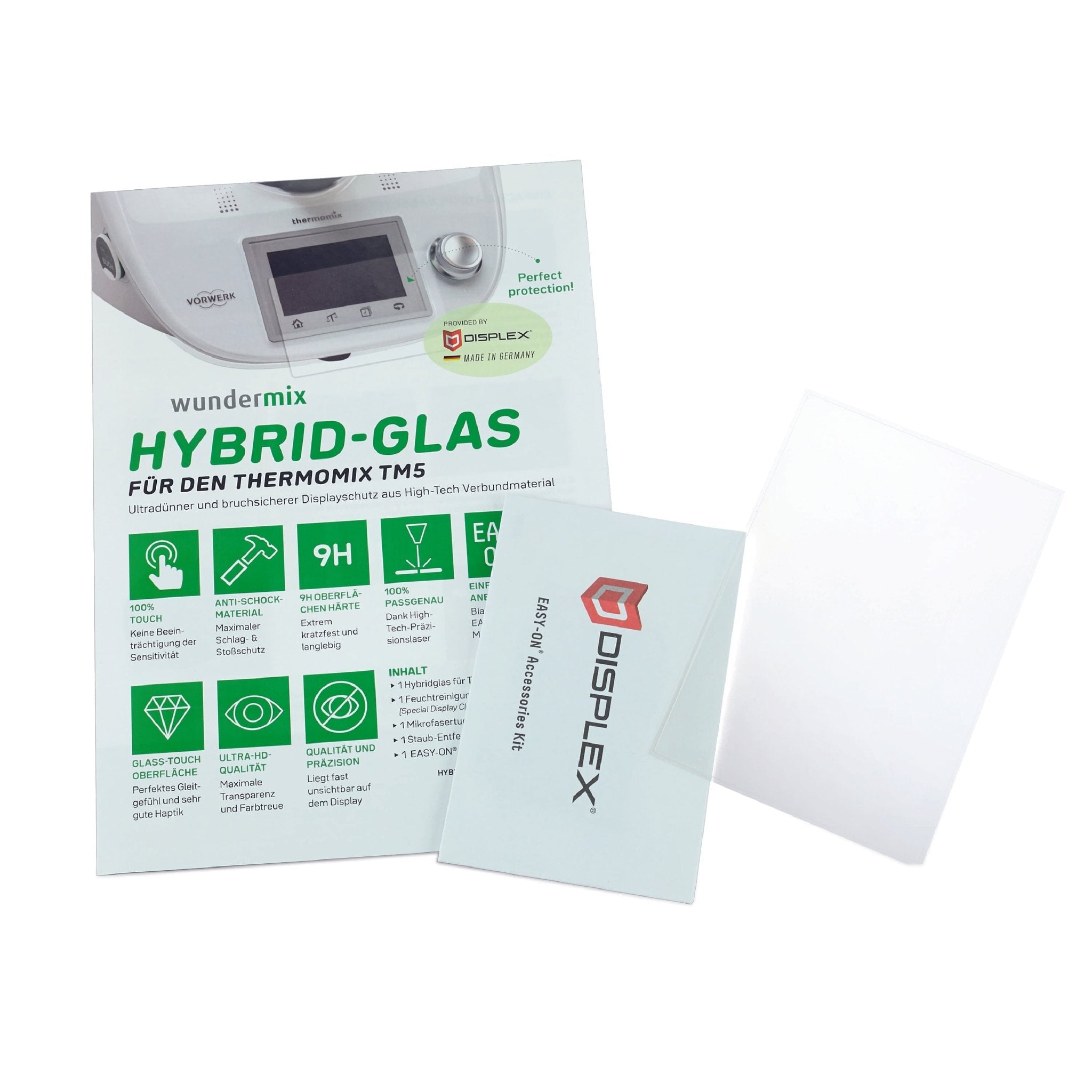 WunderScreen® Protection d'écran en verre hybride pour Thermomix TM5