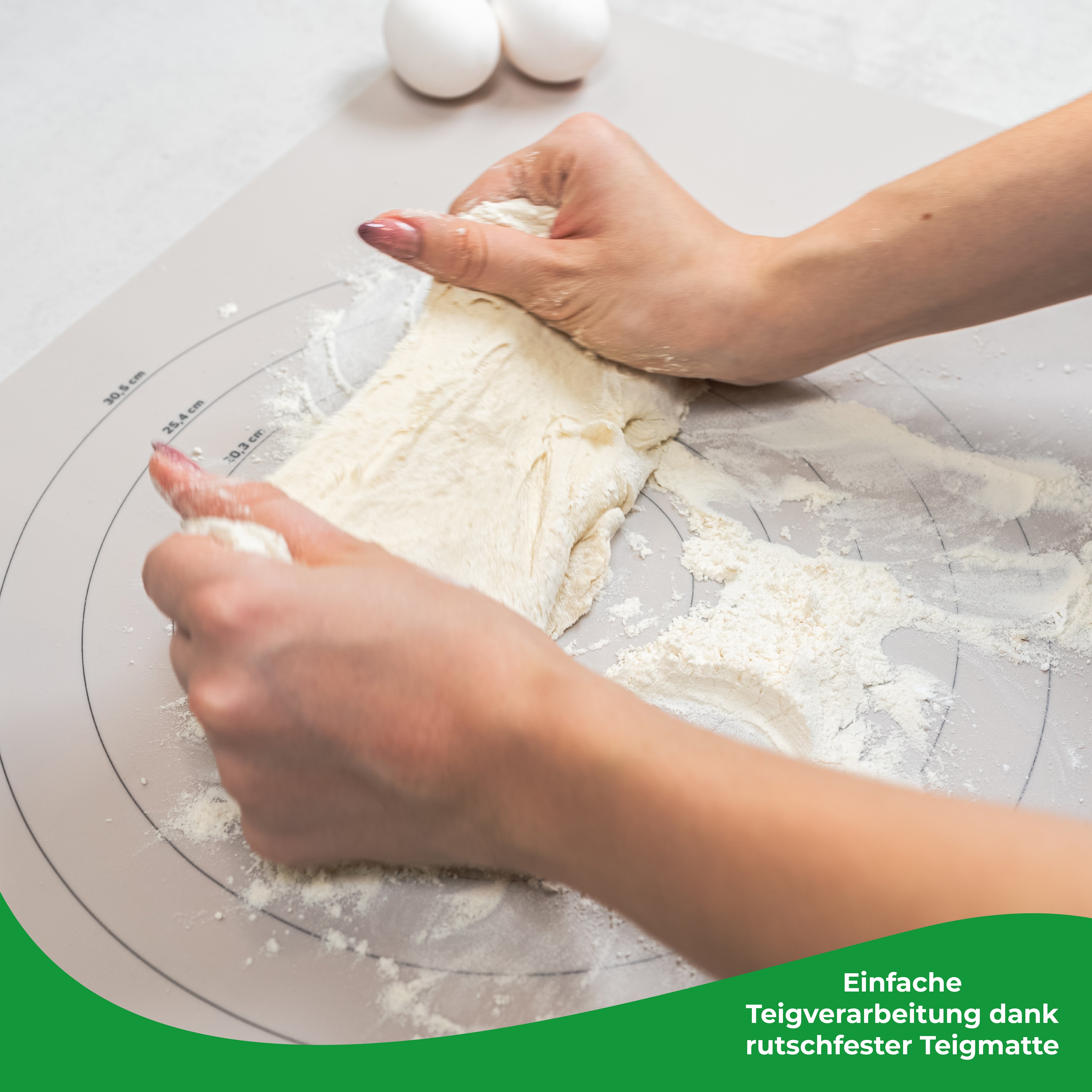 WunderMat® | Base de pâte «Wundermix» | Tapis de pâte en silicone de qualité supérieure