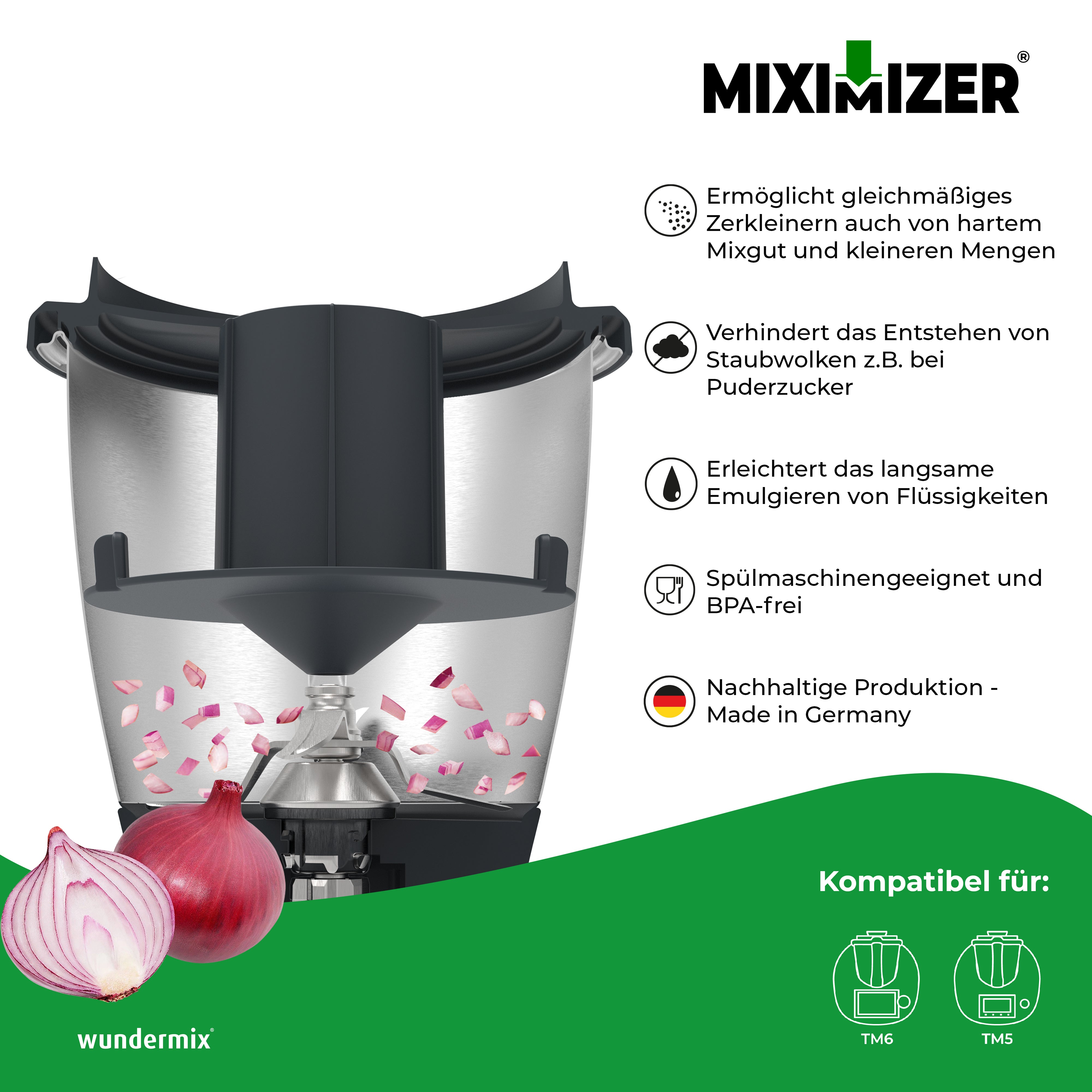 Miximizer | mixing bowl reduction for Thermomix