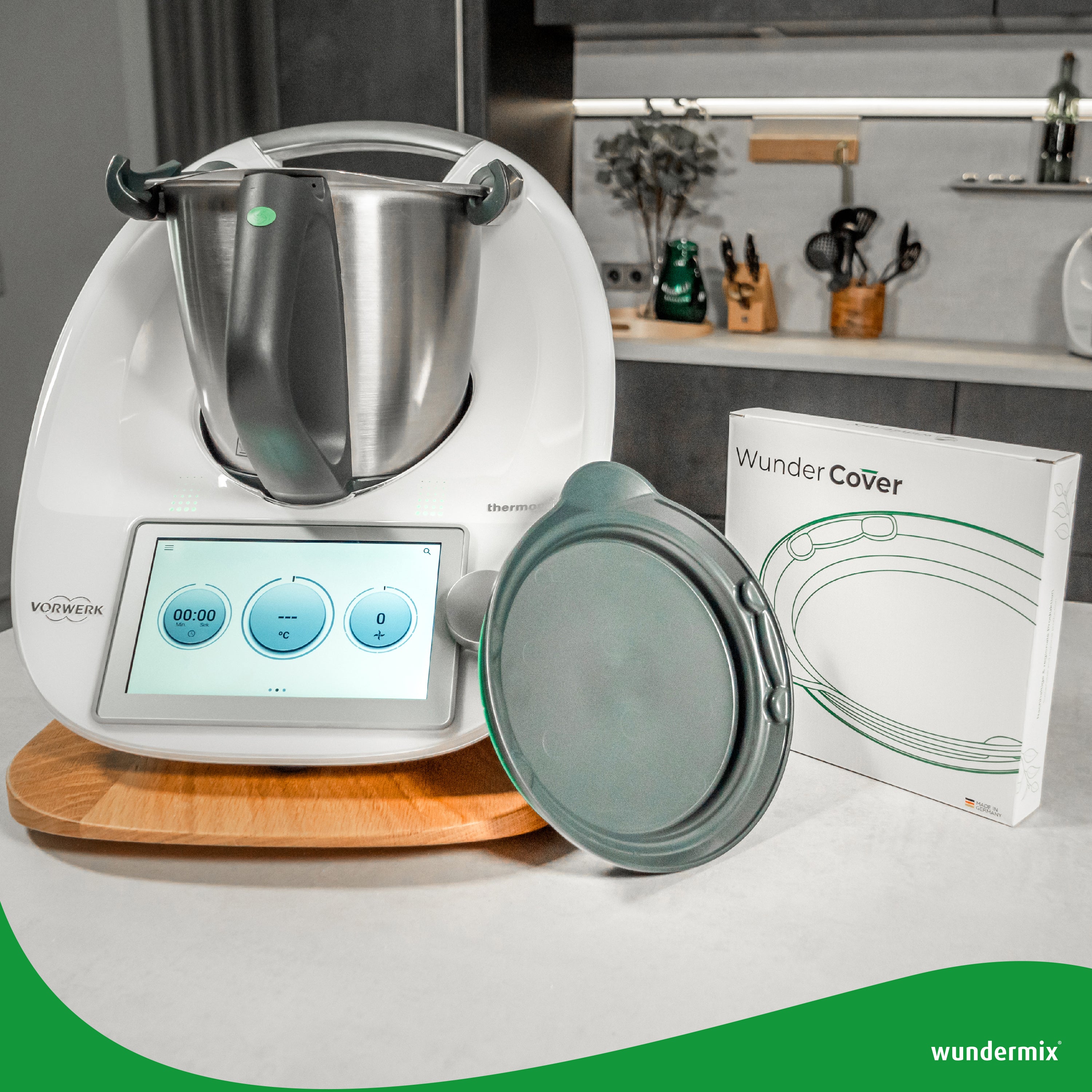 WunderCover® | Couvercle de conservation avec fonction de pesée pour Thermomix TM6, TM5