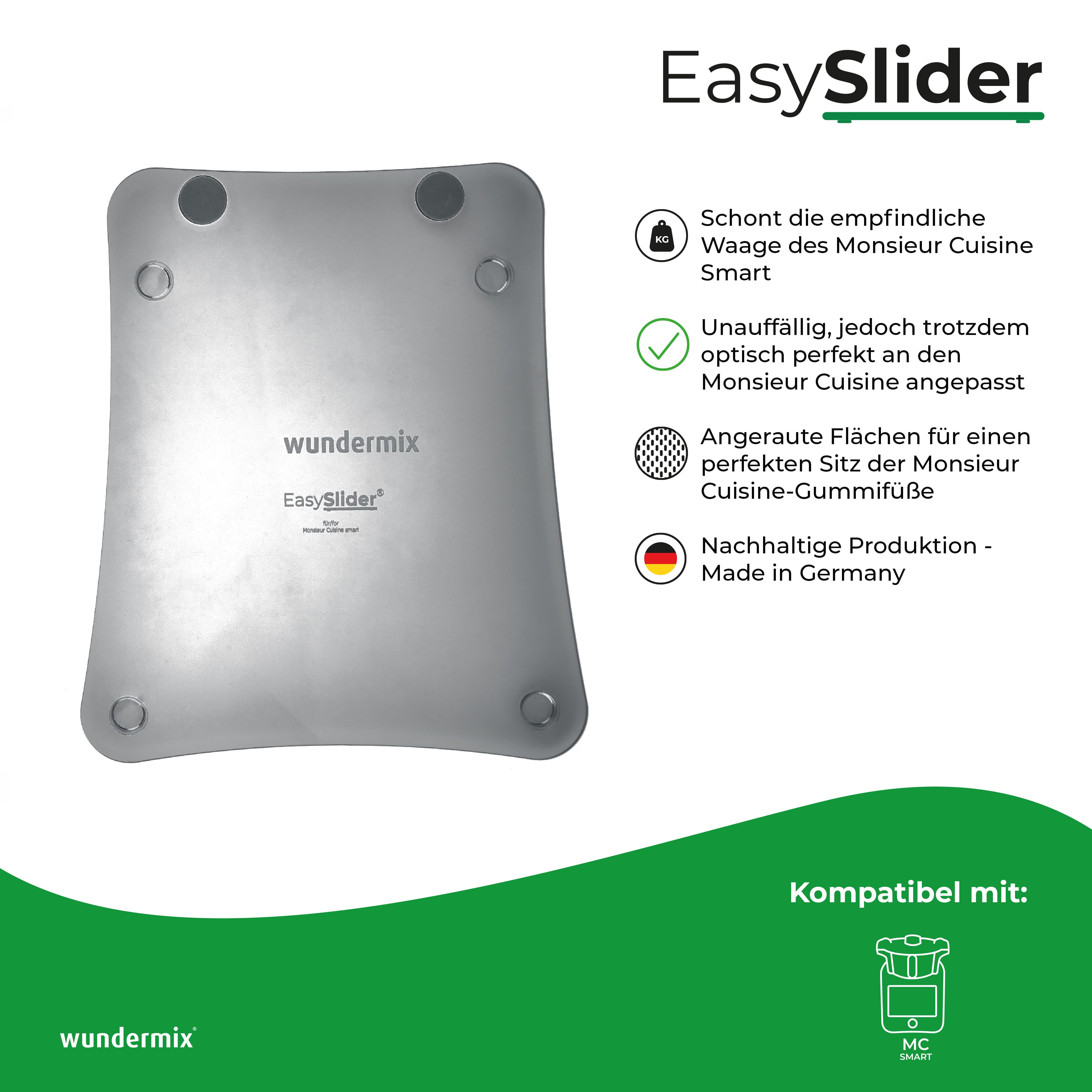 EasySlider® | Lavagna scorrevole in vetro acrilico per Monsieur Cuisine