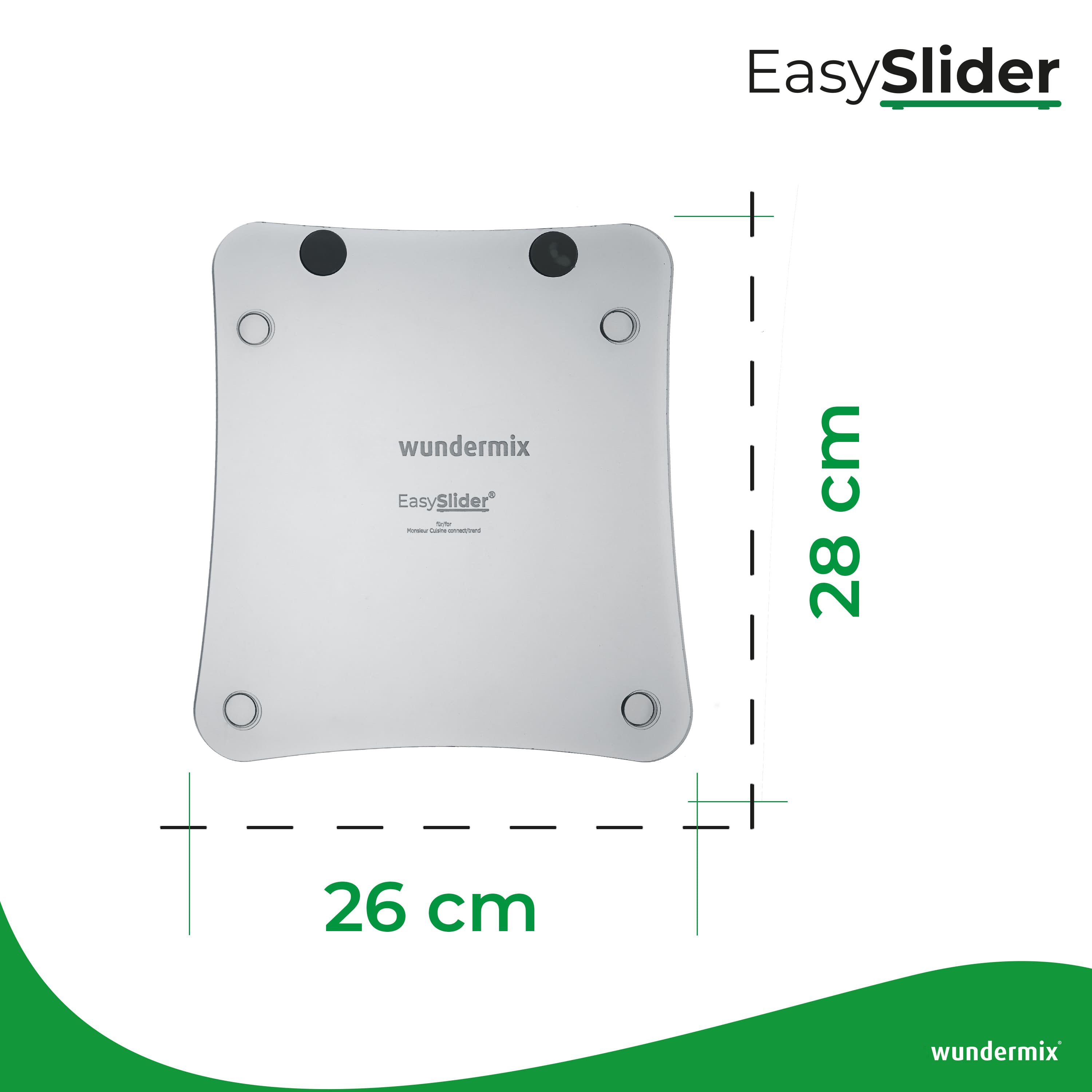 EASYSLIDER® | Szklanka akrylowa dla kuchni monsieur