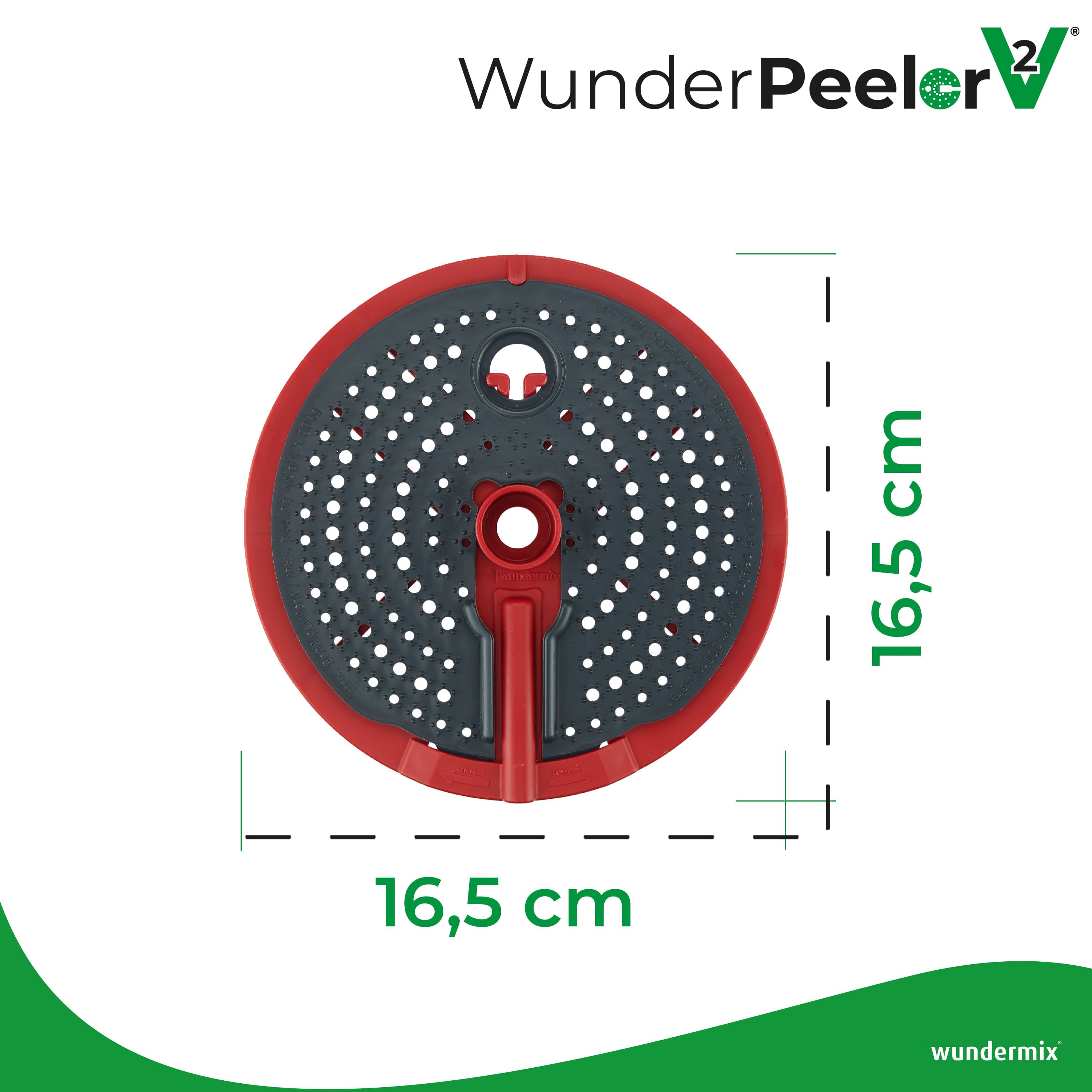 WunderPeeler® | V2 | Accessorio per pelare le patate per Monsieur Cuisine Connect, Trend e Smart