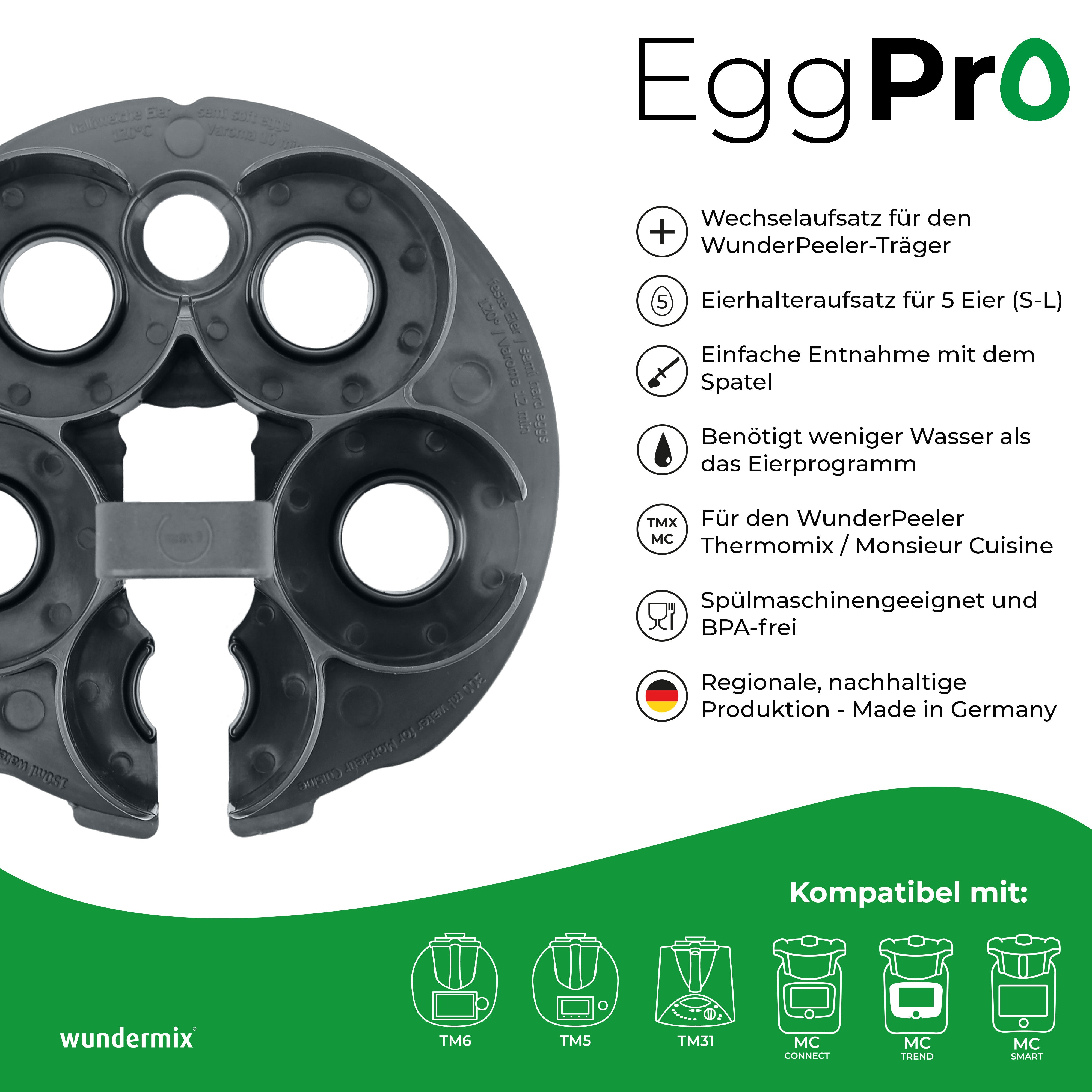 EggPro | Egg holder attachment for WunderPeeler (without carrier)