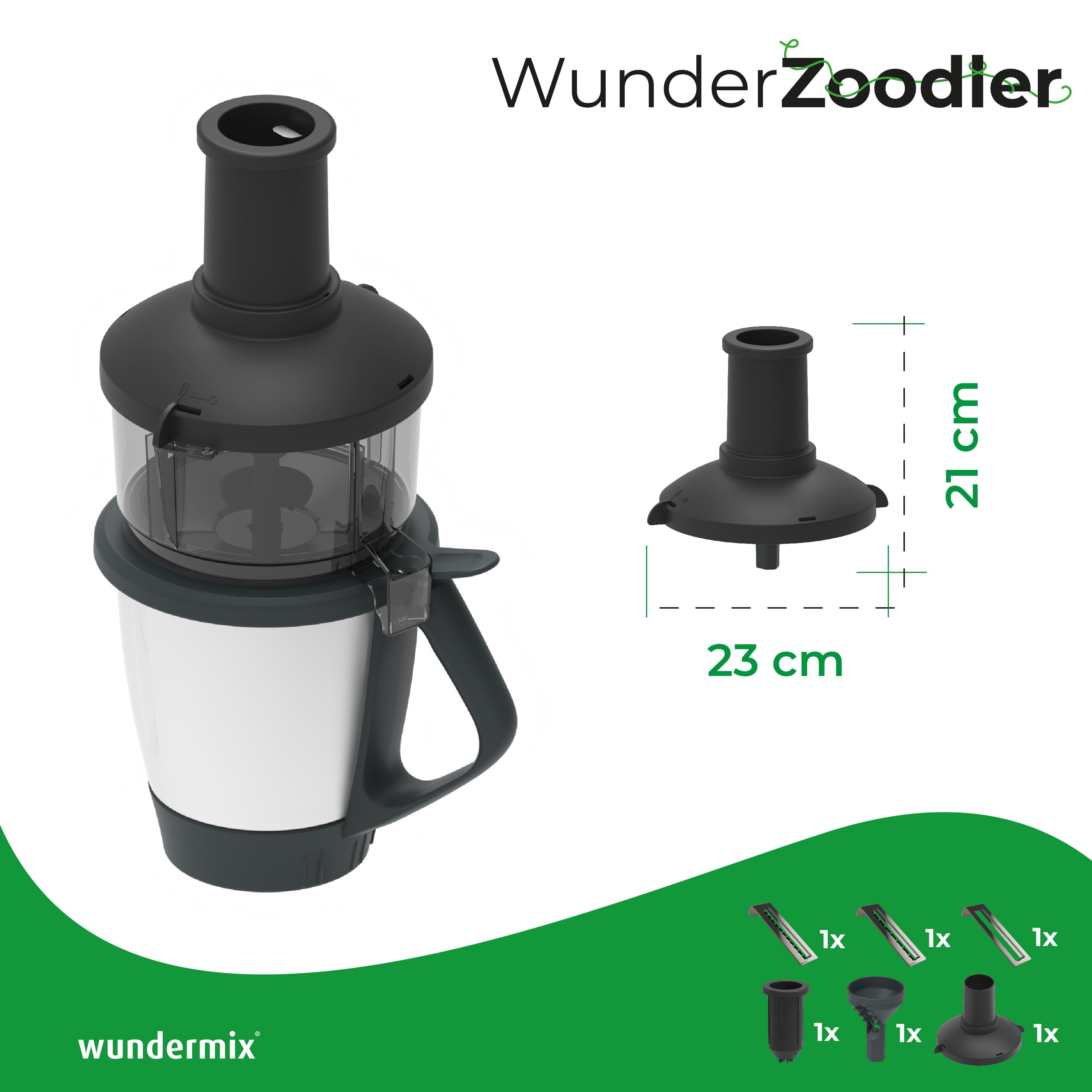 WunderZoodler | Spiral Cutter Extension for WunderSlicer 