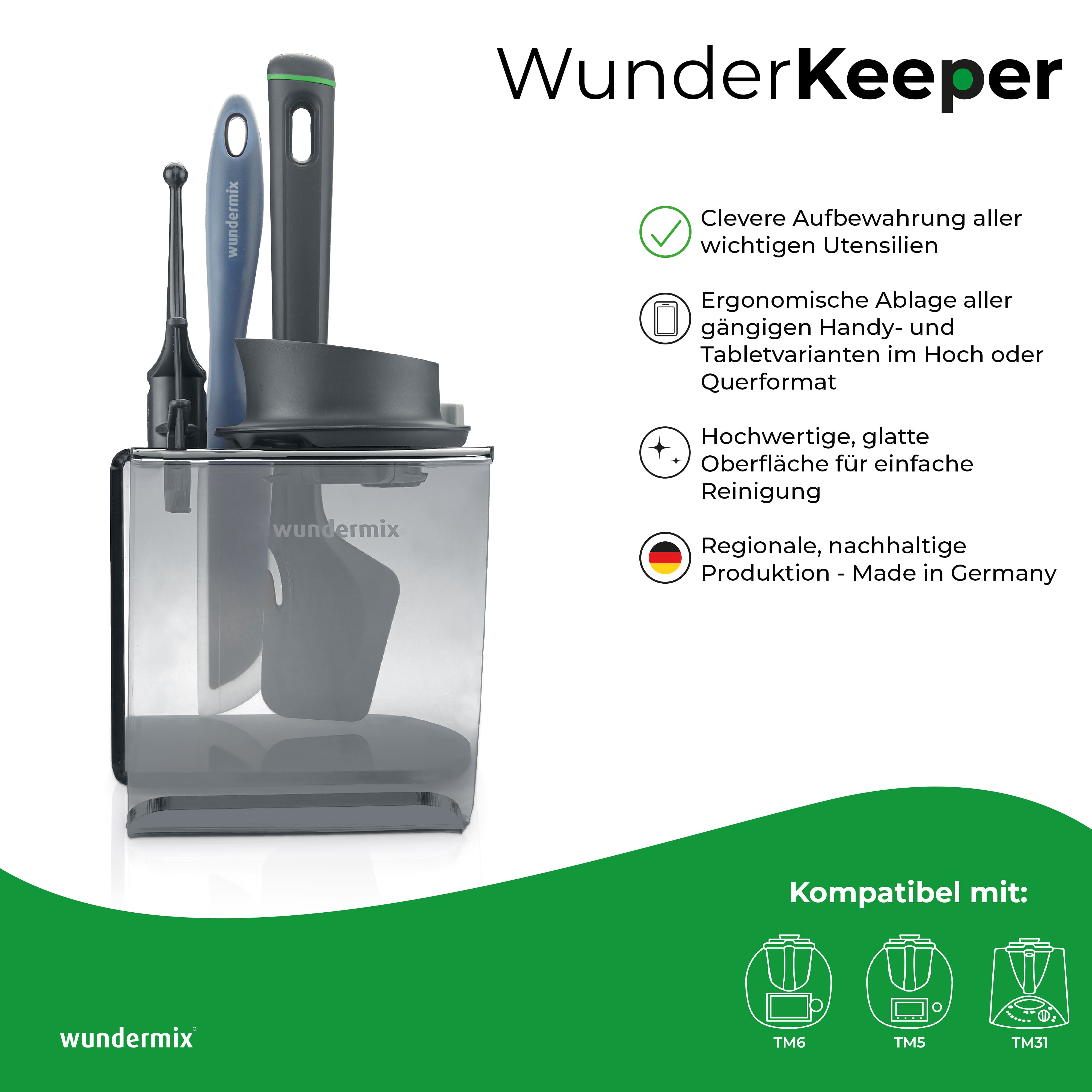 WunderKeeper® | Porte-ustensiles pour Thermomix TM6, TM5, TM31