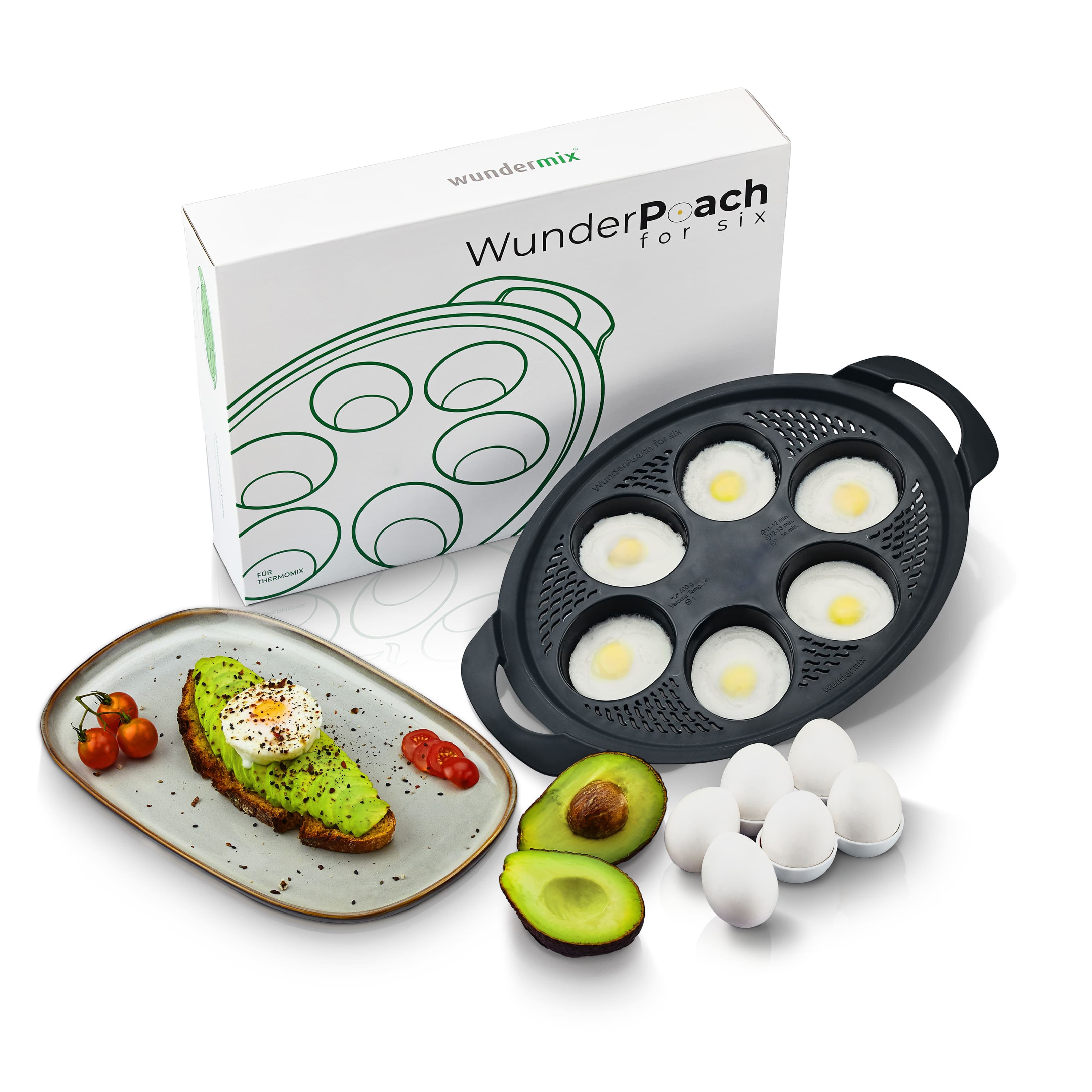 WunderPoach® for six | Egg poaching insert for Varoma