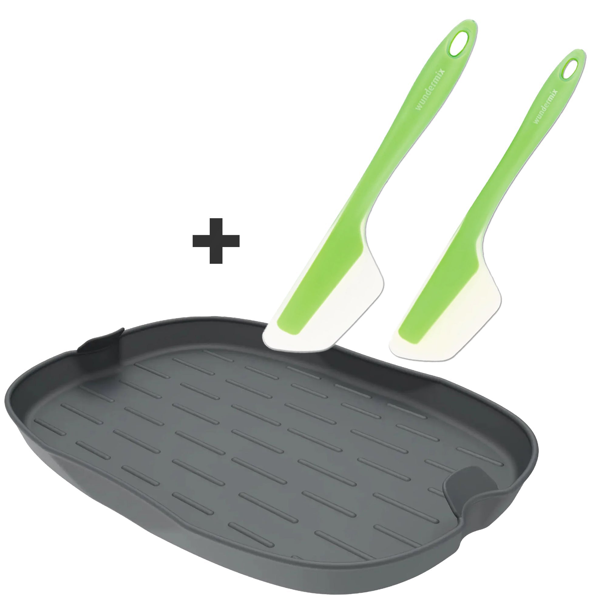 Flexi set for Monsieur Cuisine | FlexiSteam, FlexiSpatel Green in small + large