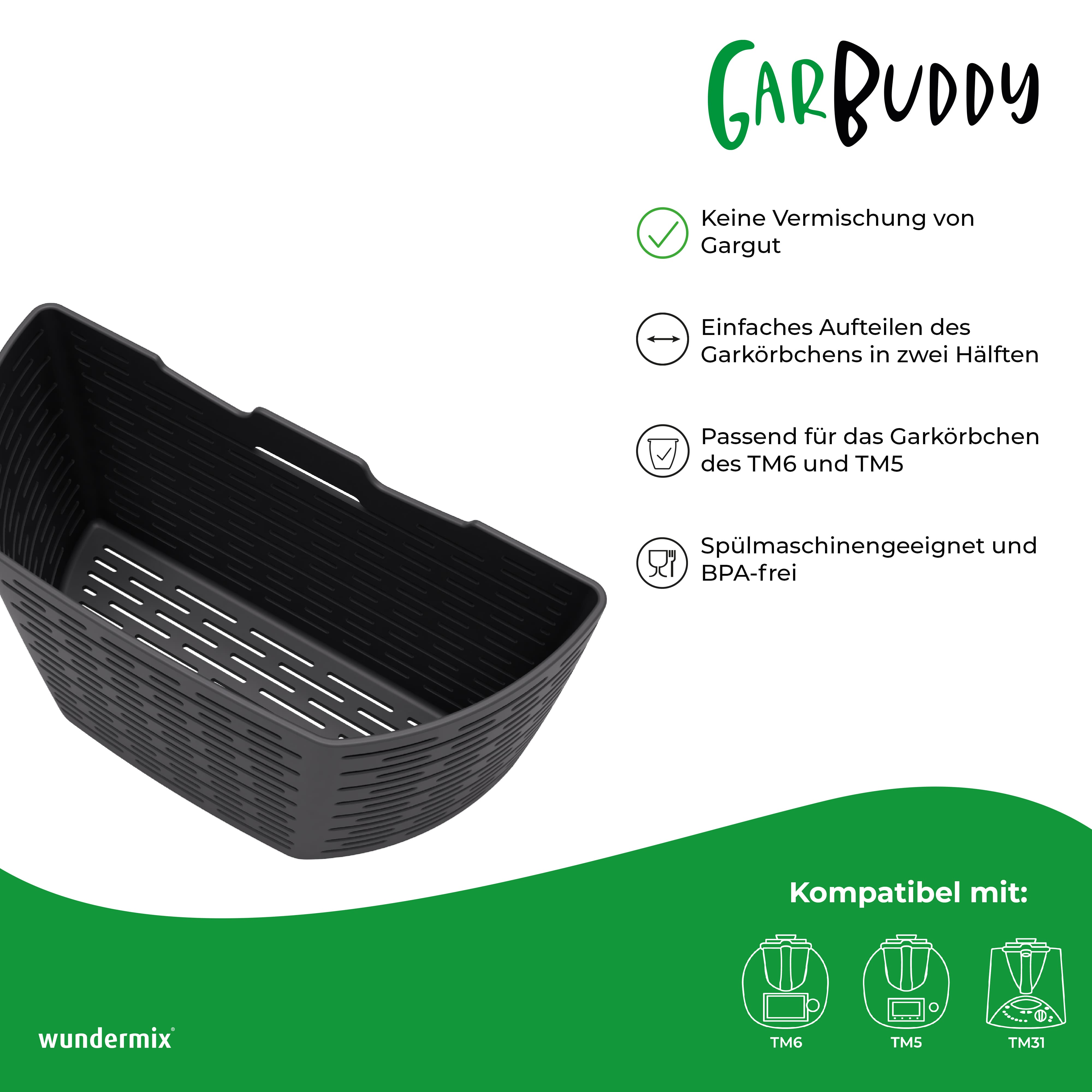 GarBuddy® | Insert for cooking basket TM6, TM5, TM31