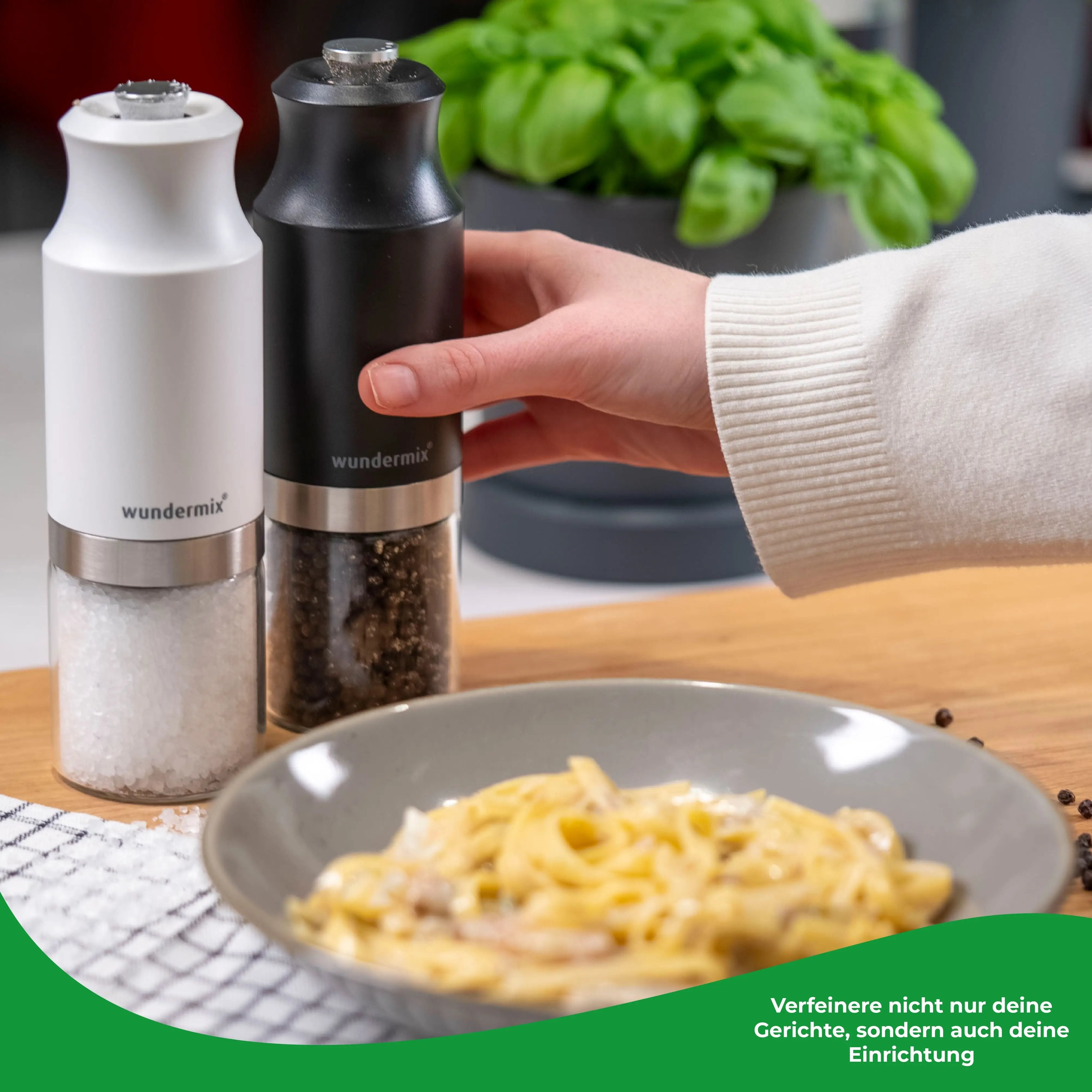 Electric salt &amp; pepper mill with ceramic grinder | Economy set