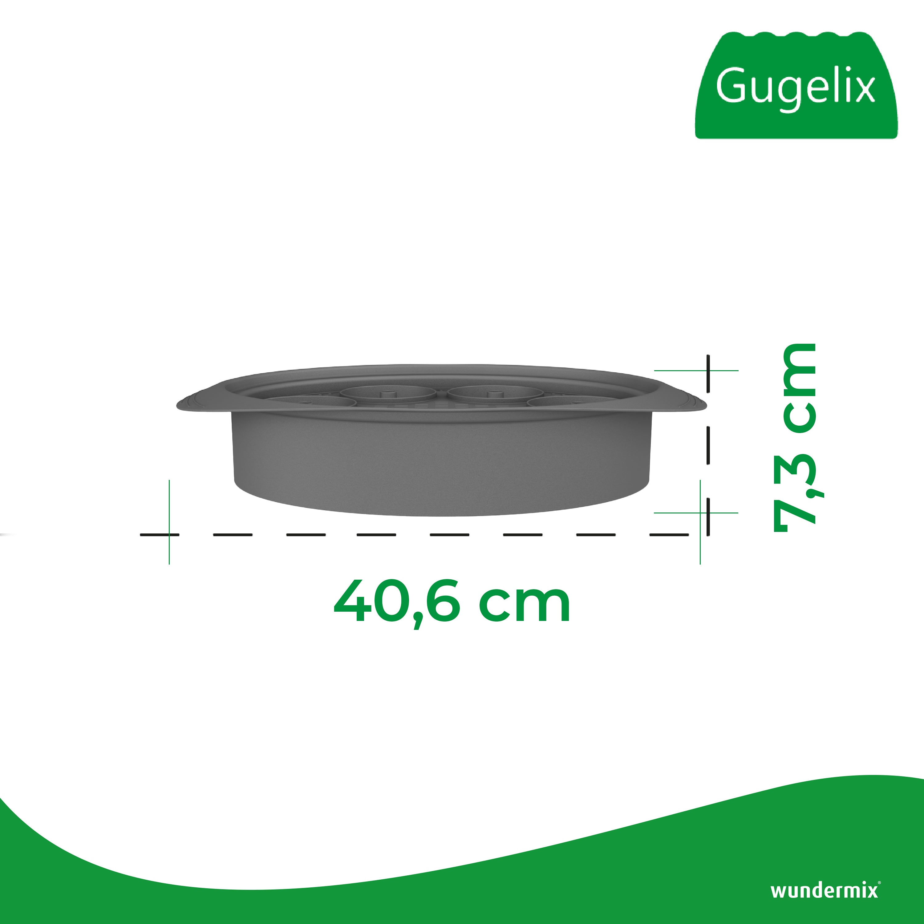 GugelixMini Bundt pan para Varoma para TM6, TM5, TM31