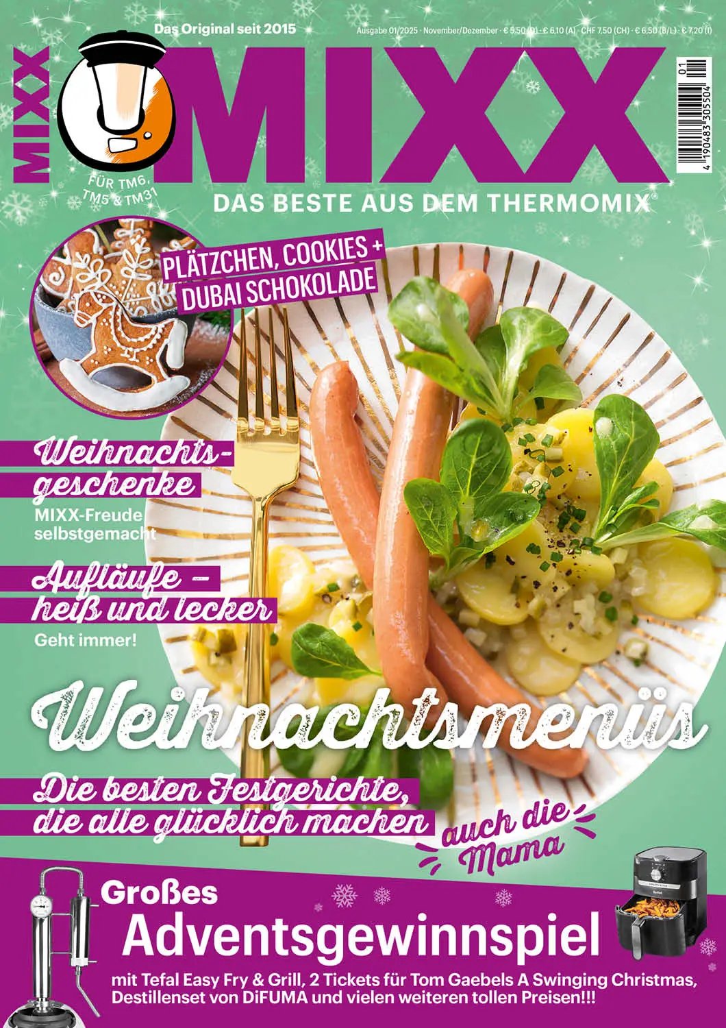 Zeitschrift MIXX - Ausgabe 01/2025 (November/Dezember)