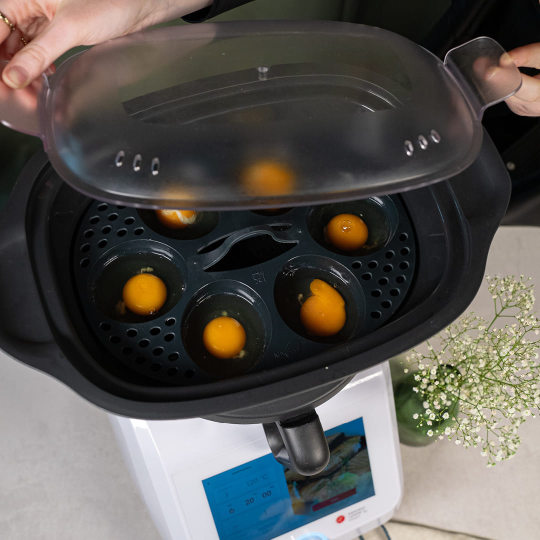 MixEgg® | Insert à pocher les œufs pour Monsieur Cuisine Smart, Trend, Connect