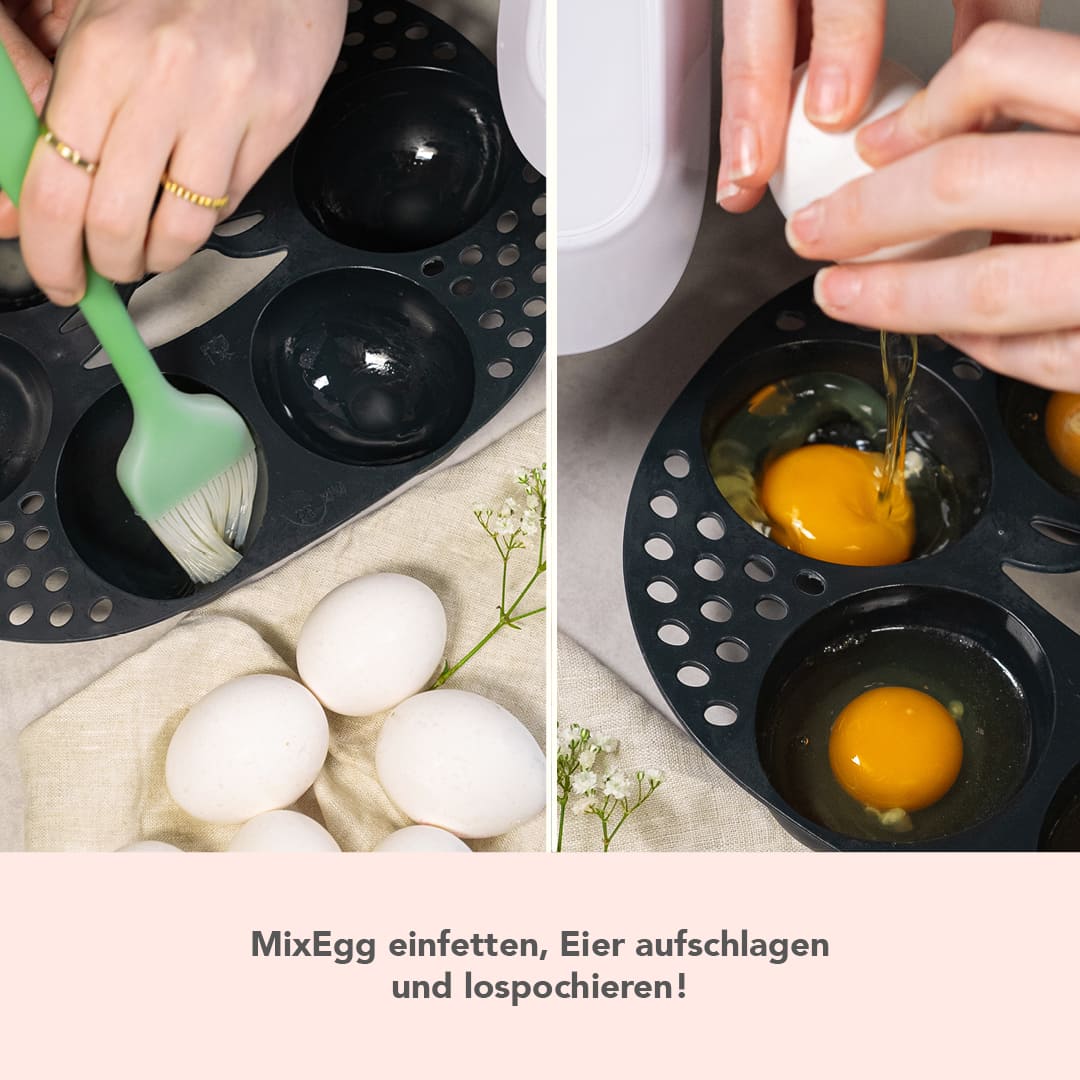 MixEgg® | egg poaching insert for Monsieur Cuisine Smart, Trend, Connect