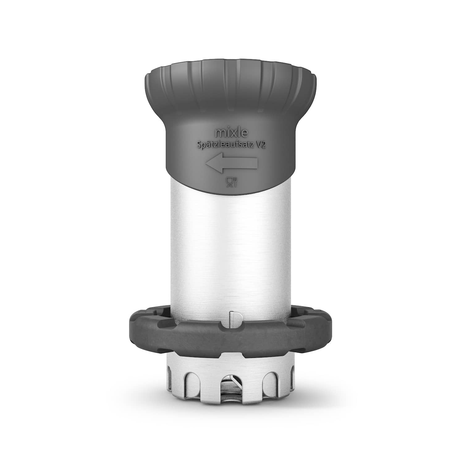 mixle® | Spaetzle attachment V2 made of stainless steel for Monsieur Cuisine Smart, Connect & Trend