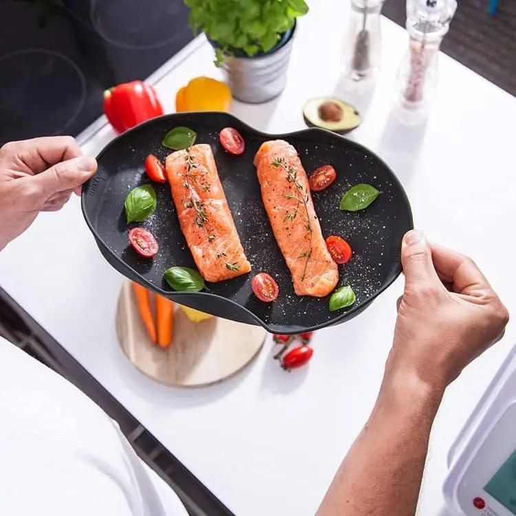 Lot de 2 plats vapeur pour Monsieur Cuisine