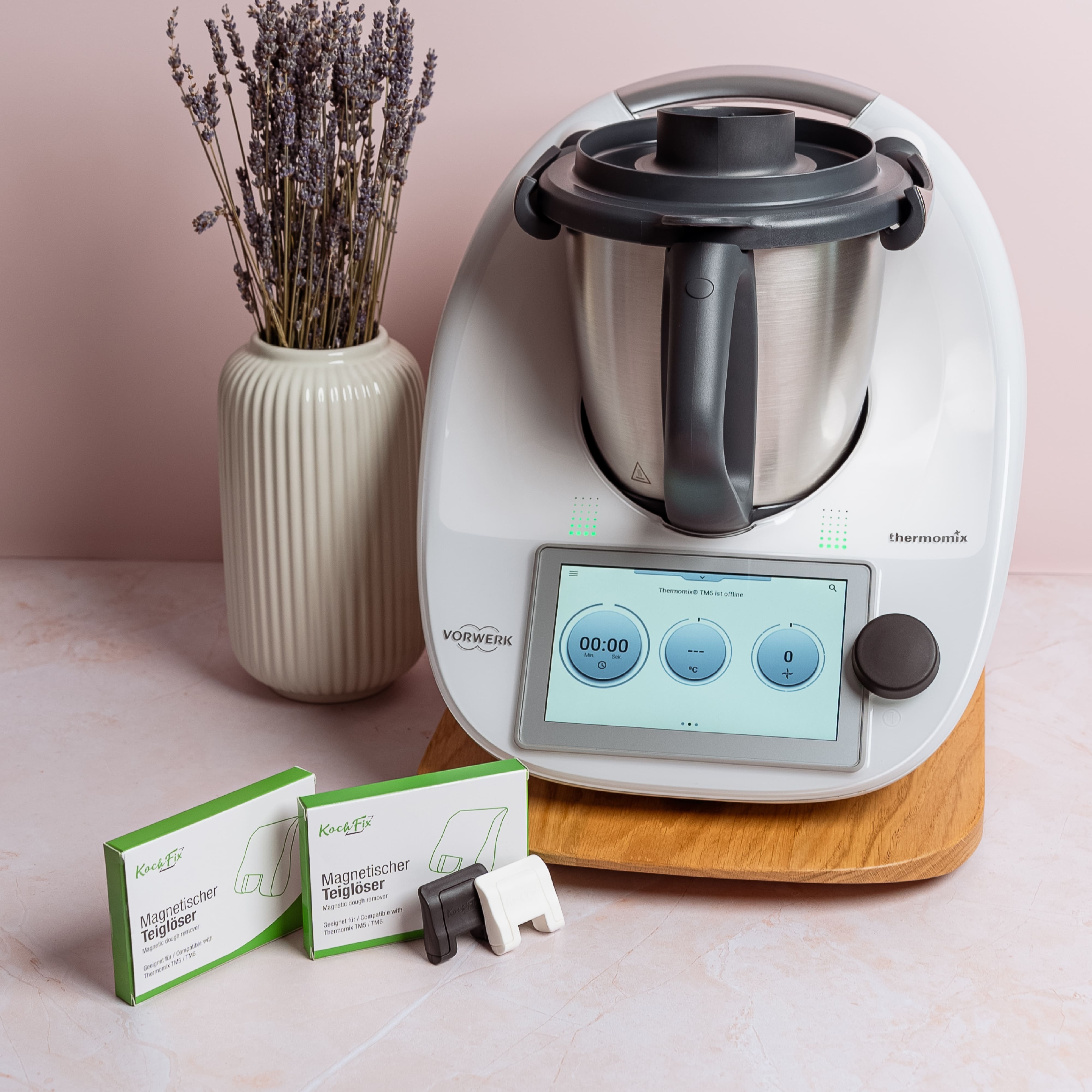 KochFix magnetyczny ściągacz do ciasta dla Thermomix TM6, TM5