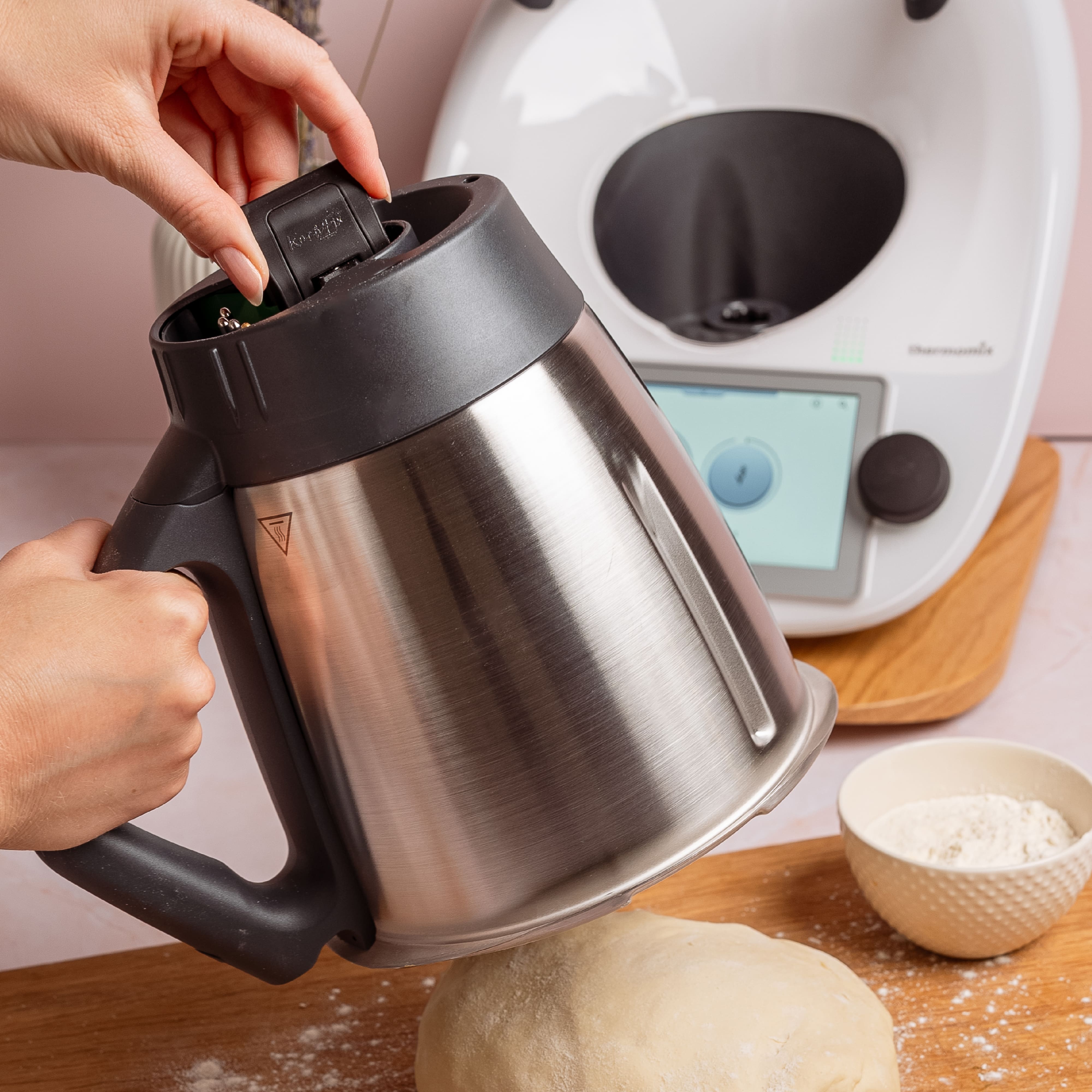 KochFix magnetyczny ściągacz do ciasta dla Thermomix TM6, TM5