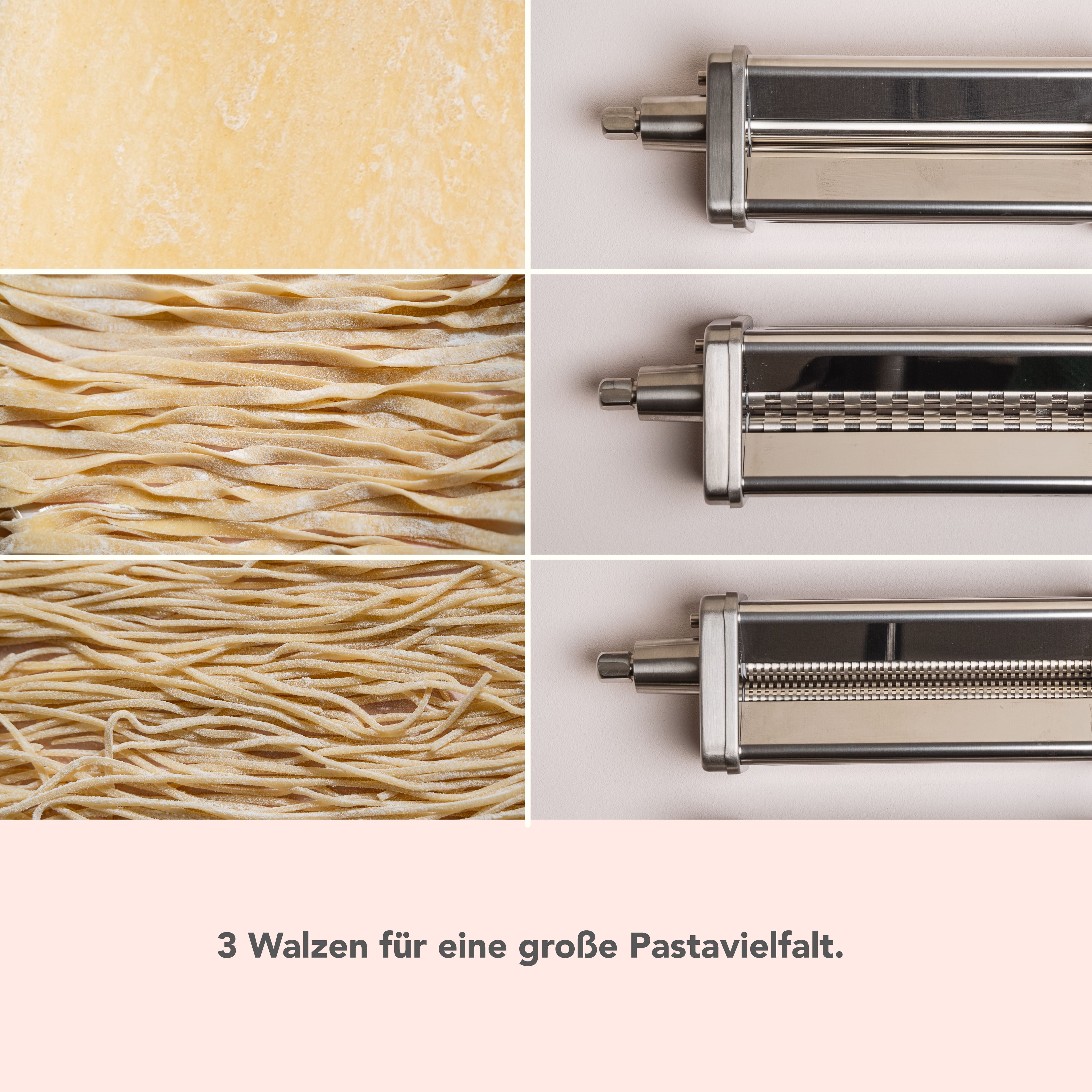 Pasta attachment (3-piece) for WunderCentix®