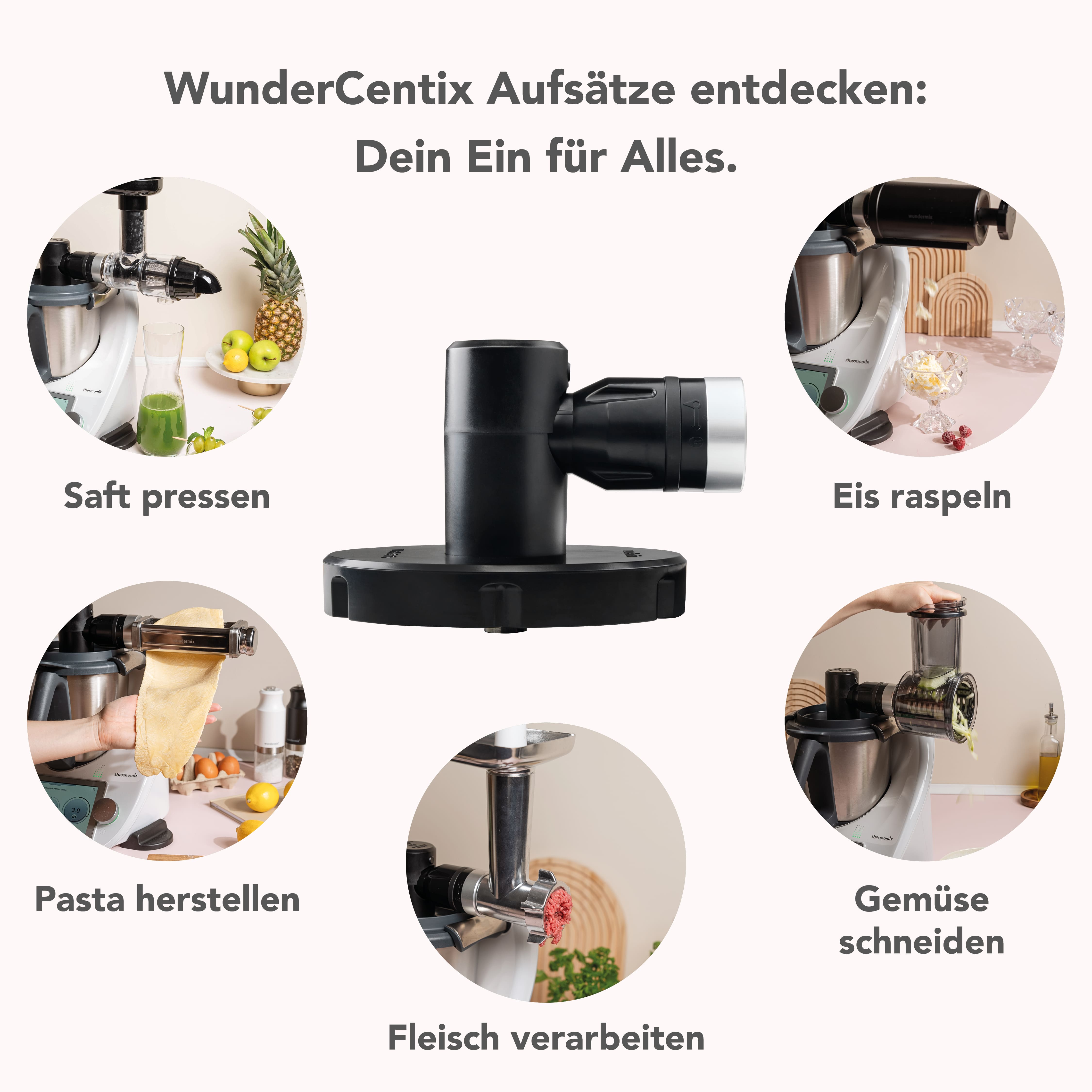 WunderCentix® | Axe multifonctionnel pour Thermomix TM6, TM5