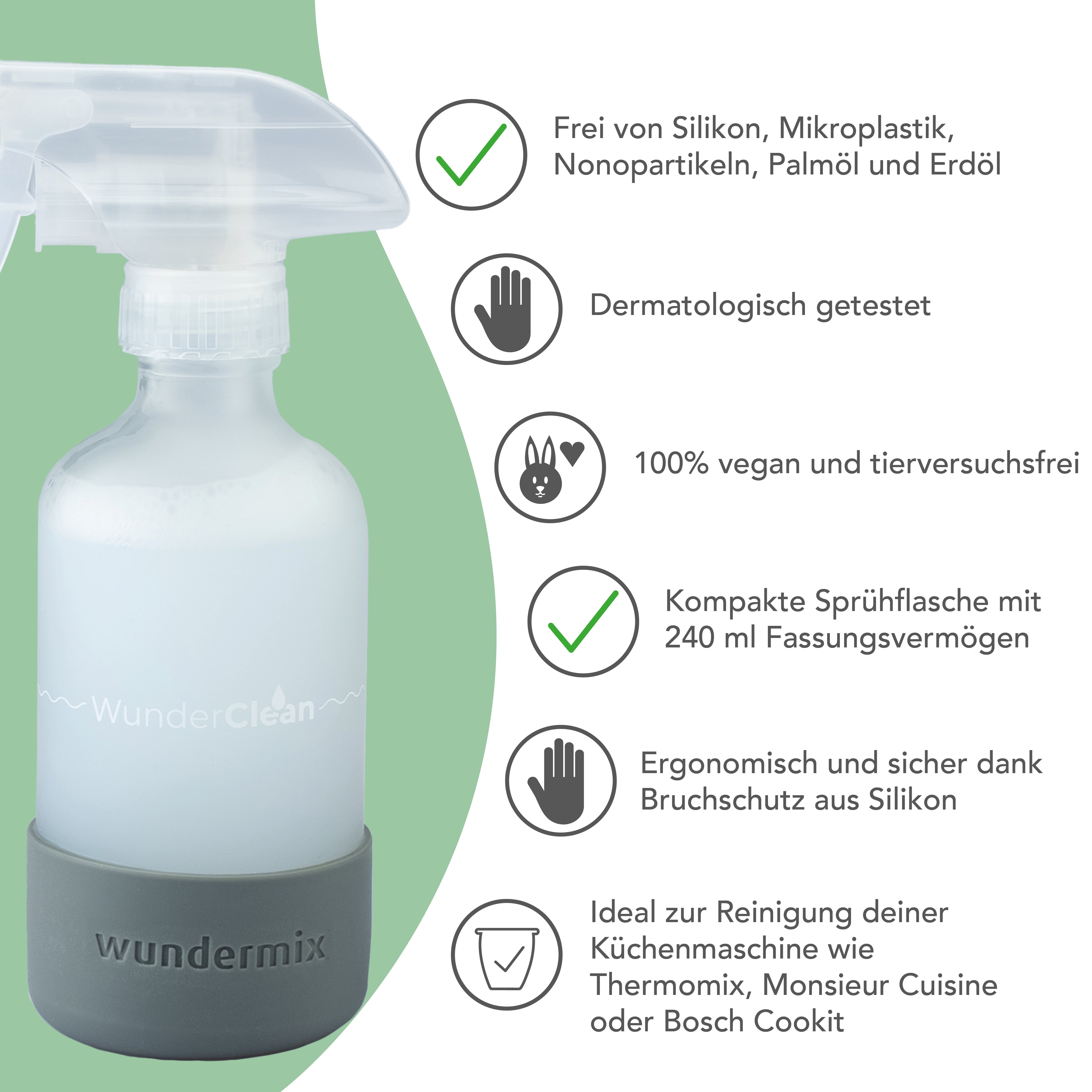 WunderClean «Starter-Set» | Reiniger + Sprühflasche