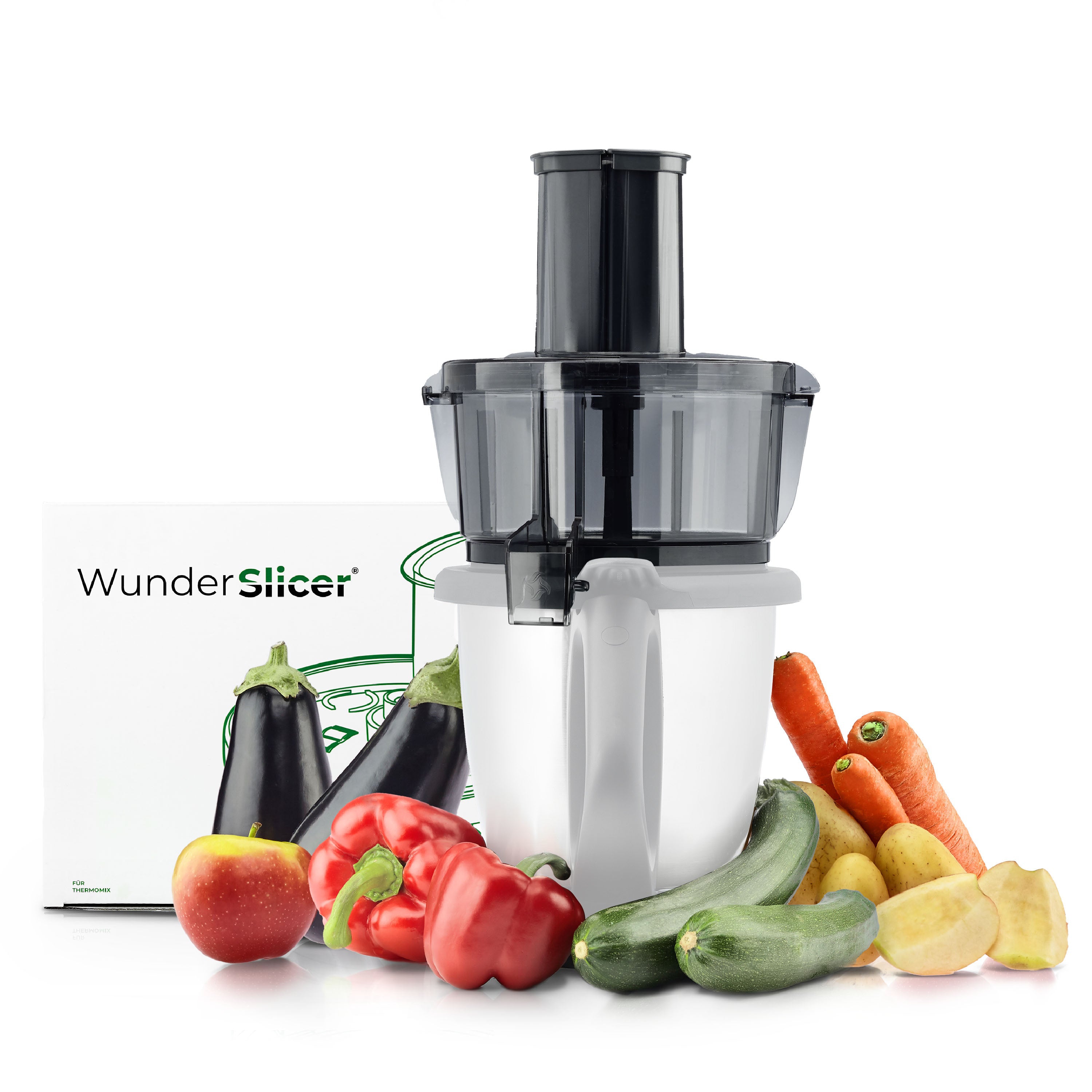 [Retour vérifié et nettoyé] WunderSlicer® V1 | Coupe-légumes pour Thermomix TM6, TM5, TM31