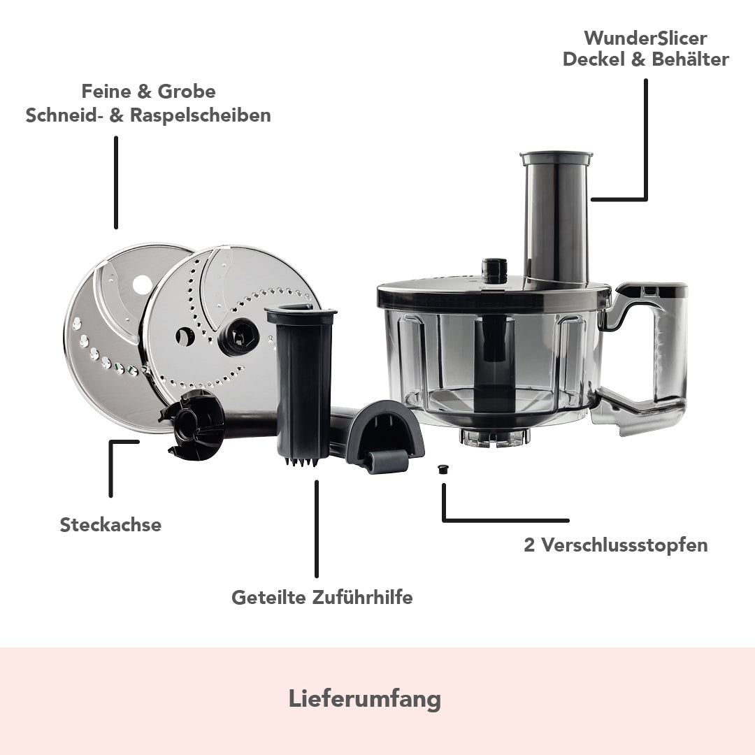 WunderSlicer® V2 | Vegetable cutter for Thermomix TM6, TM5