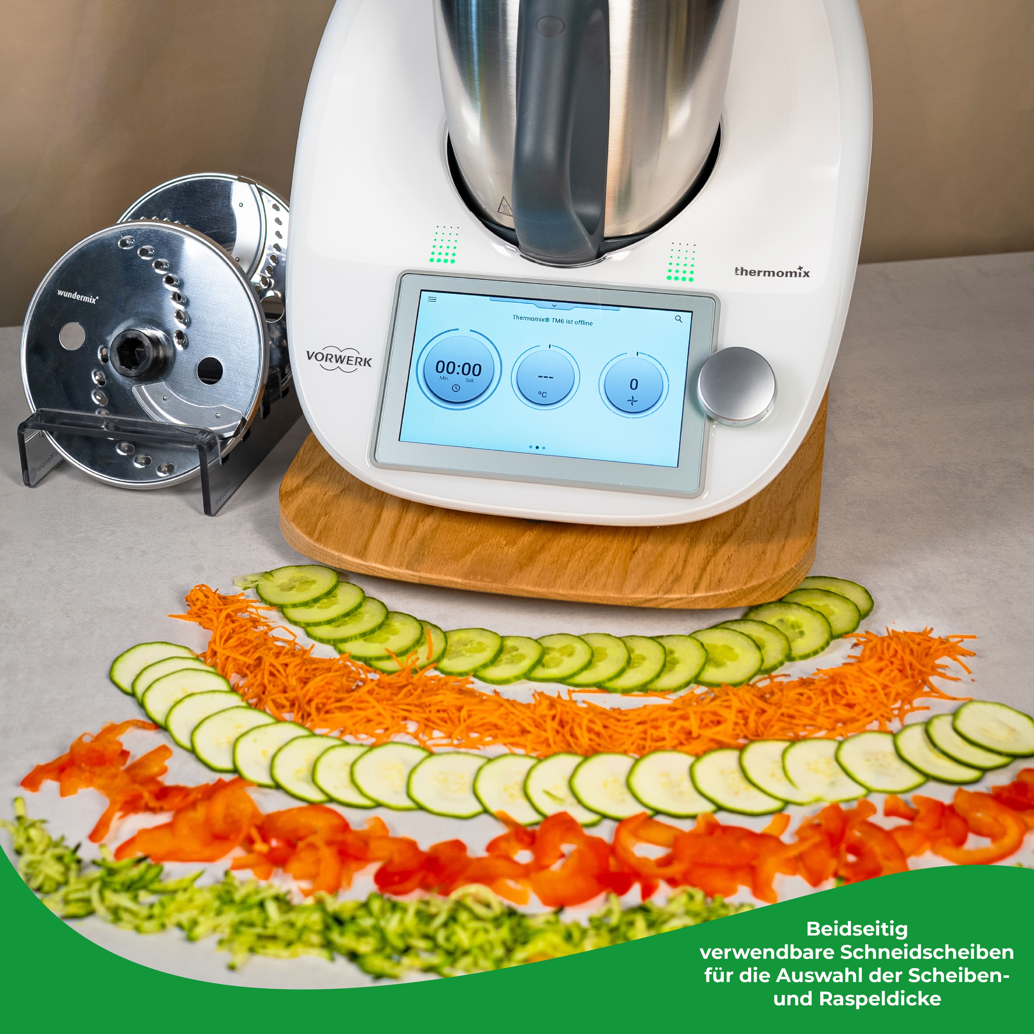 WunderSlicer® V2 | Coupe-légumes pour Thermomix TM6, TM5