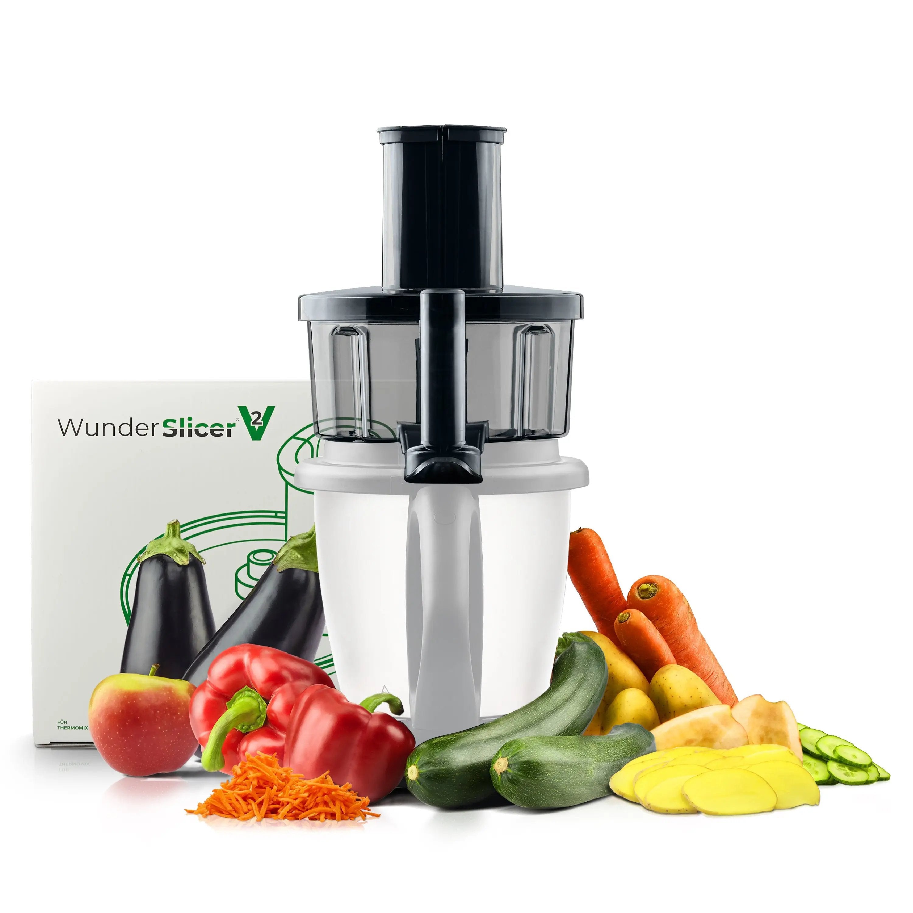 WunderSlicer® V2 | Coupe-légumes pour Thermomix TM6, TM5