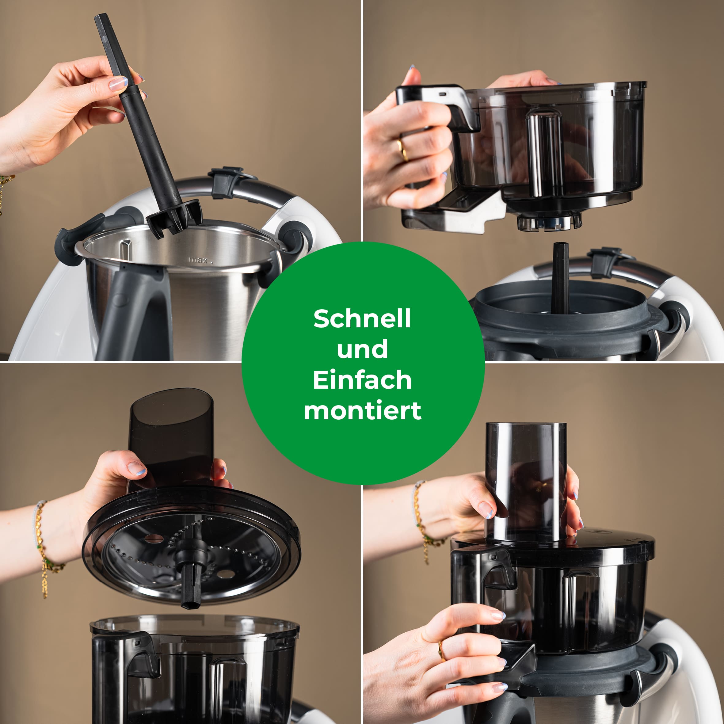 WunderSlicer® V2 | Gemüseschneider für Thermomix TM6, TM5