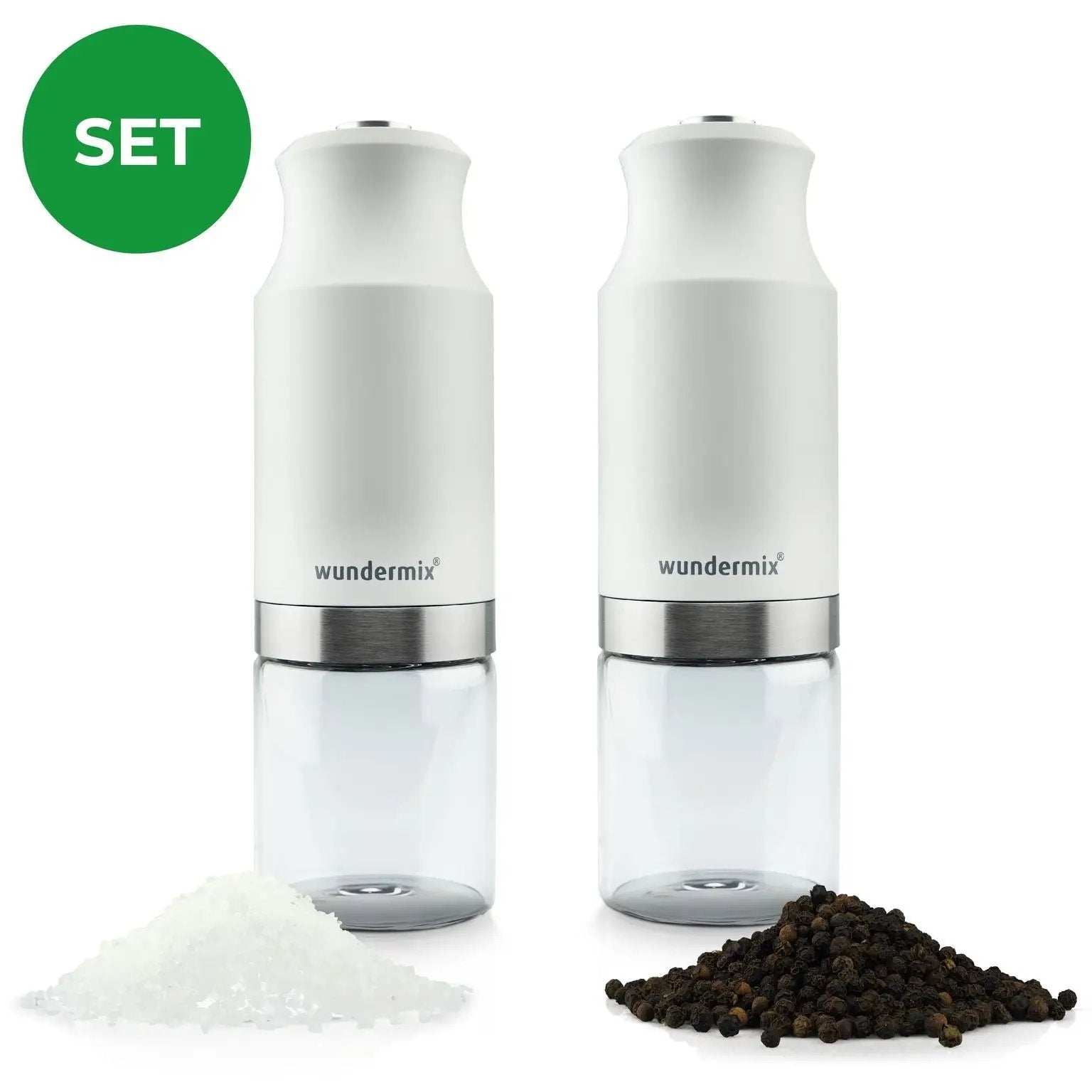 Electric salt &amp; pepper mill with ceramic grinder | Economy set