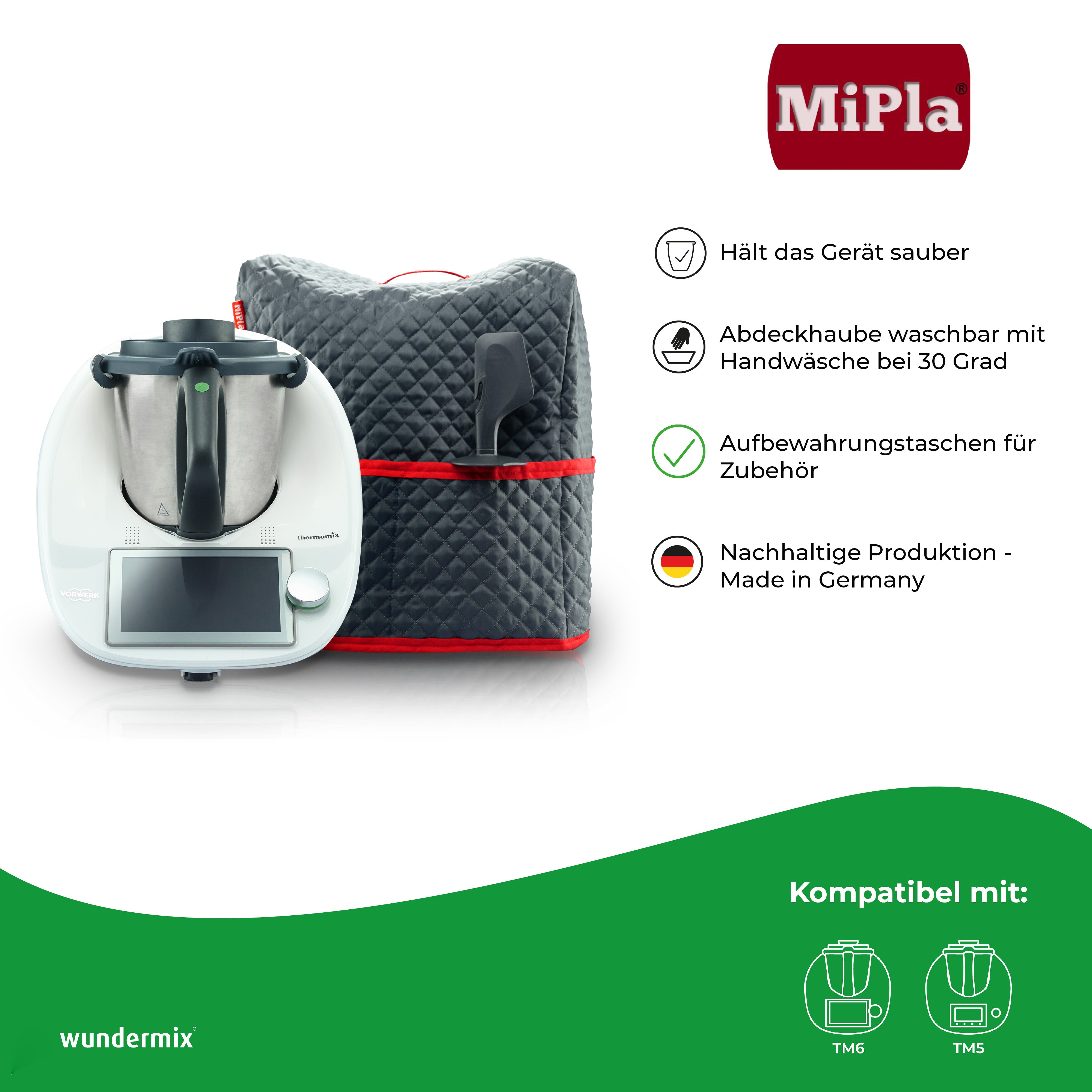 MiPla® | Abdeckhaube für Thermomix TM6, TM5