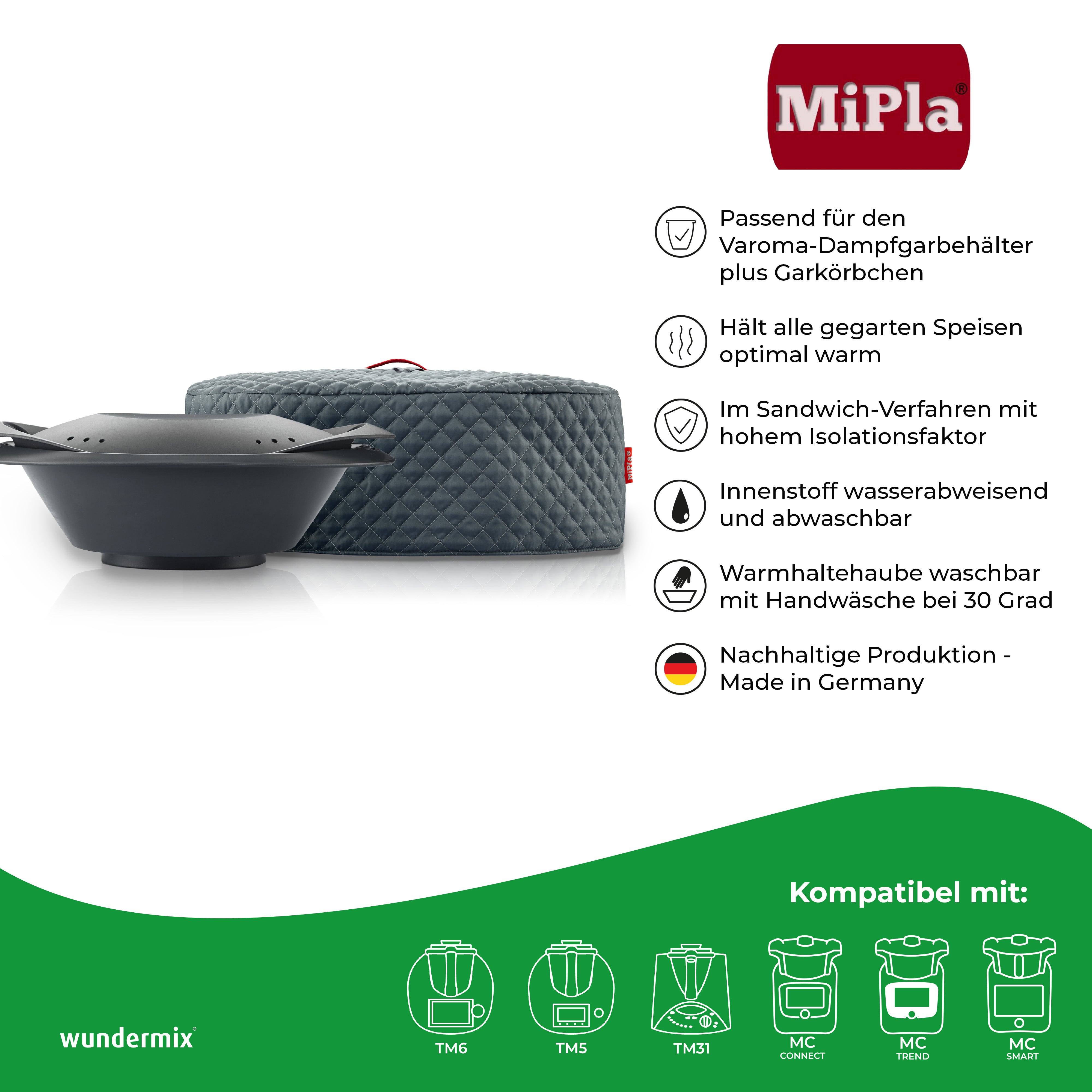 MiPla® | Keep warm hood M for Varoma | Thermomix