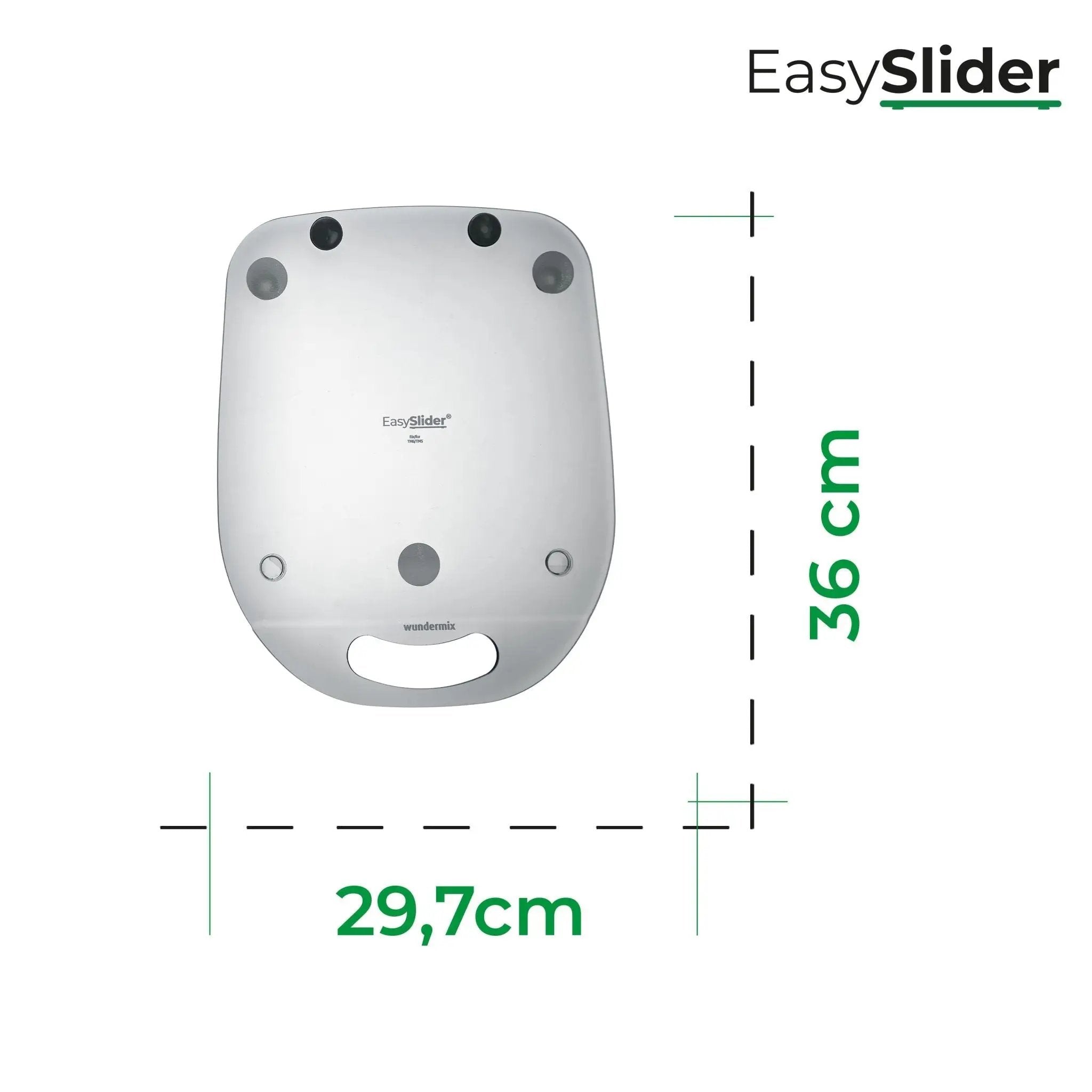 [B-Ware] EasySlider® | Gleitbrett aus Acrylglas für Thermomix TM6, TM5