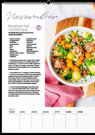 Calendrier hebdomadaire 2025 | mein ZauberTopf | Thermomix